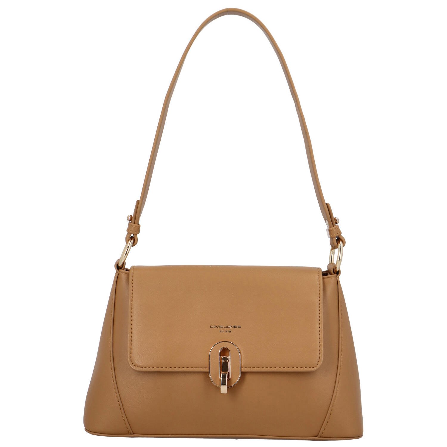 Levně Dámská crossbody kabelka camel - David Jones Felecia