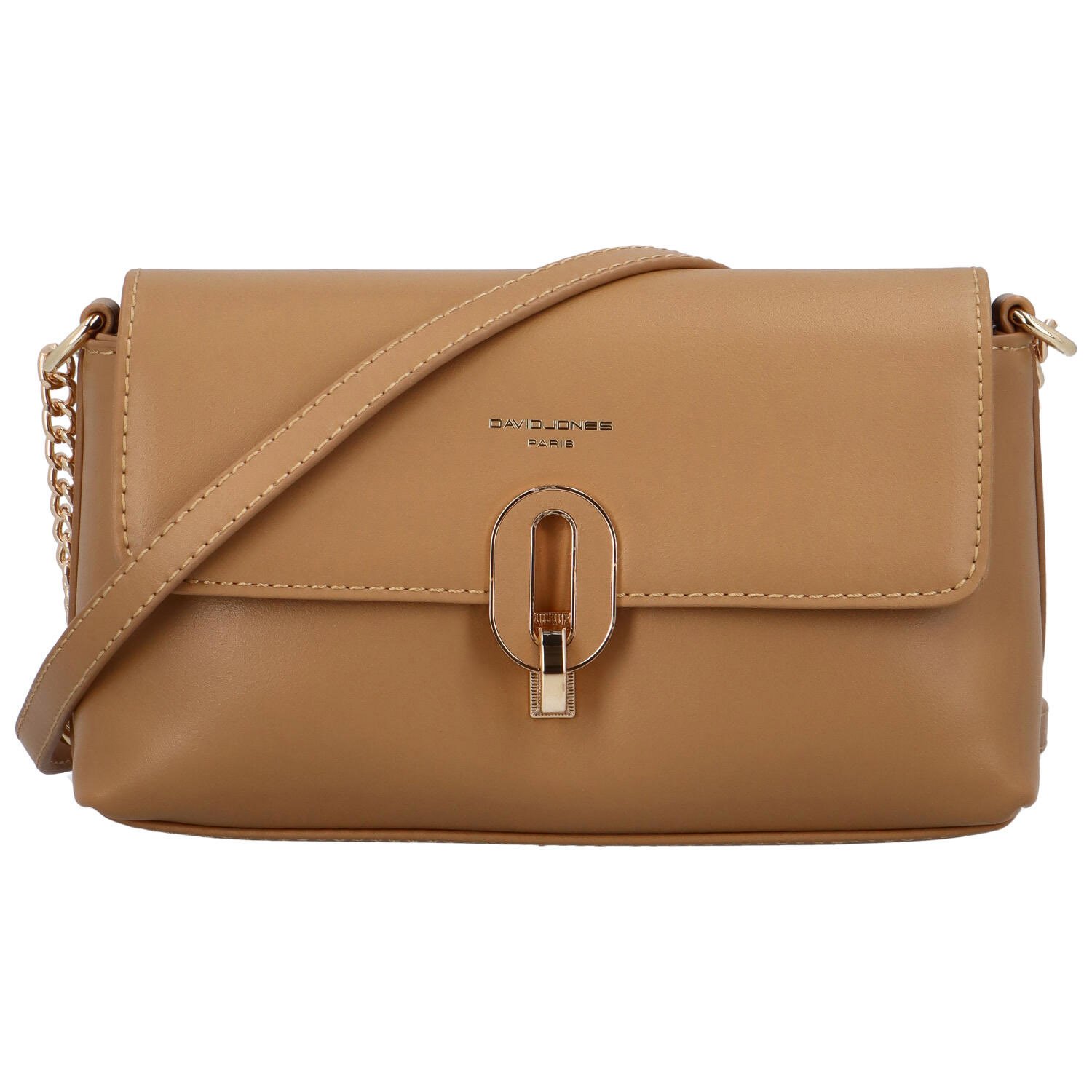 Levně Dámská crossbody kabelka camel - David Jones Carisa