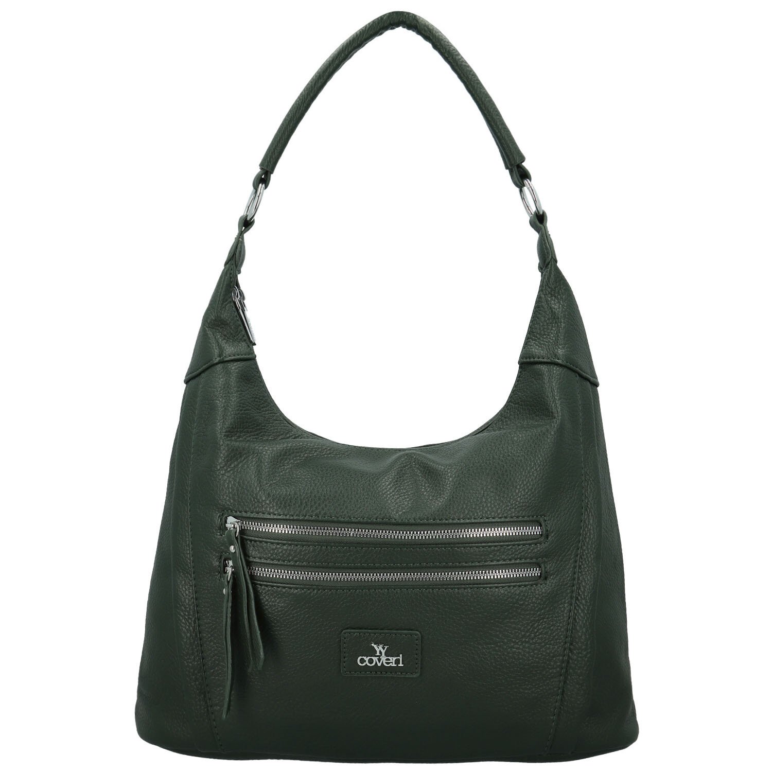 Dámská kabelka přes rameno tmavě zelená - Coveri Anife