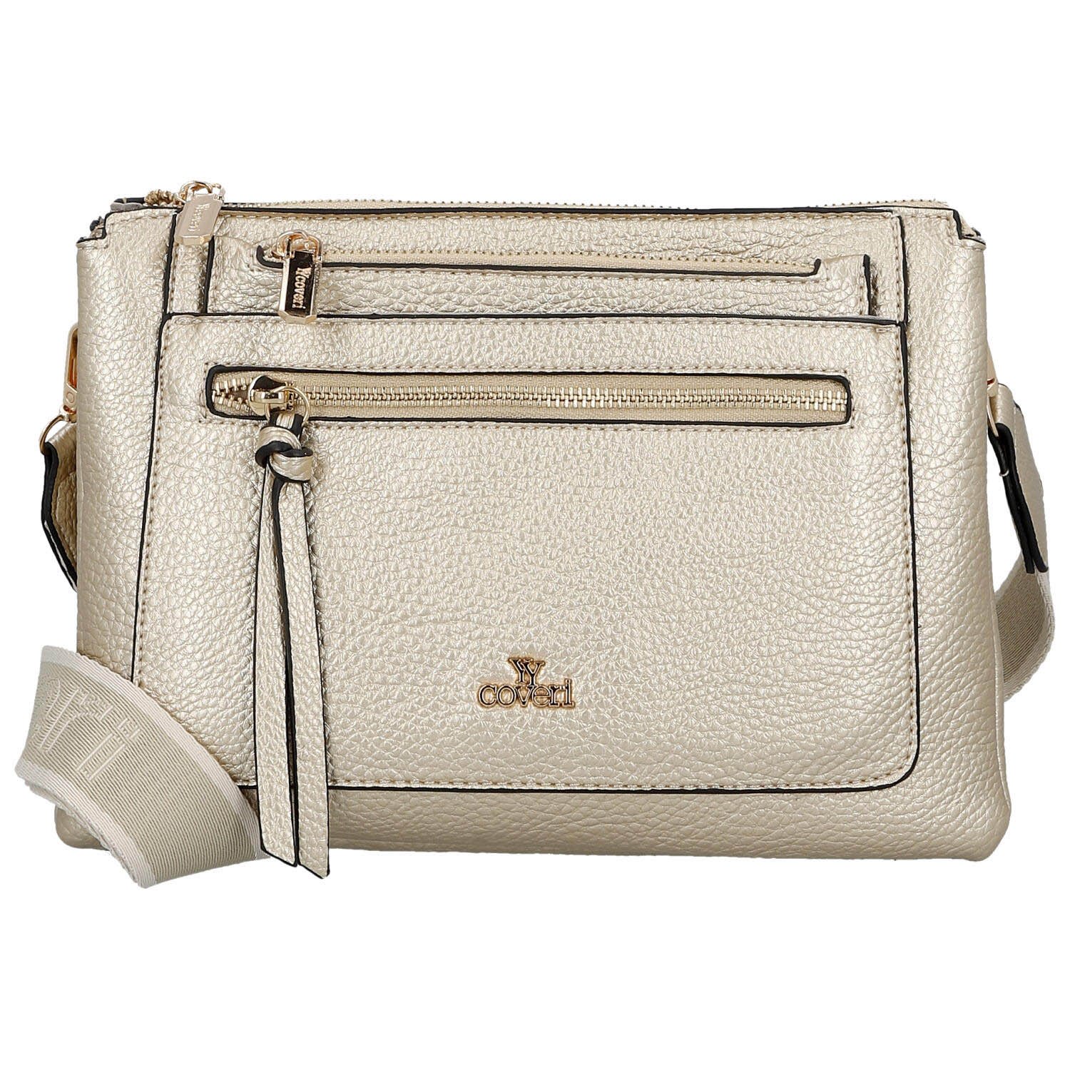 Dámská crossbody kabelka zlatá - Coveri Kloe