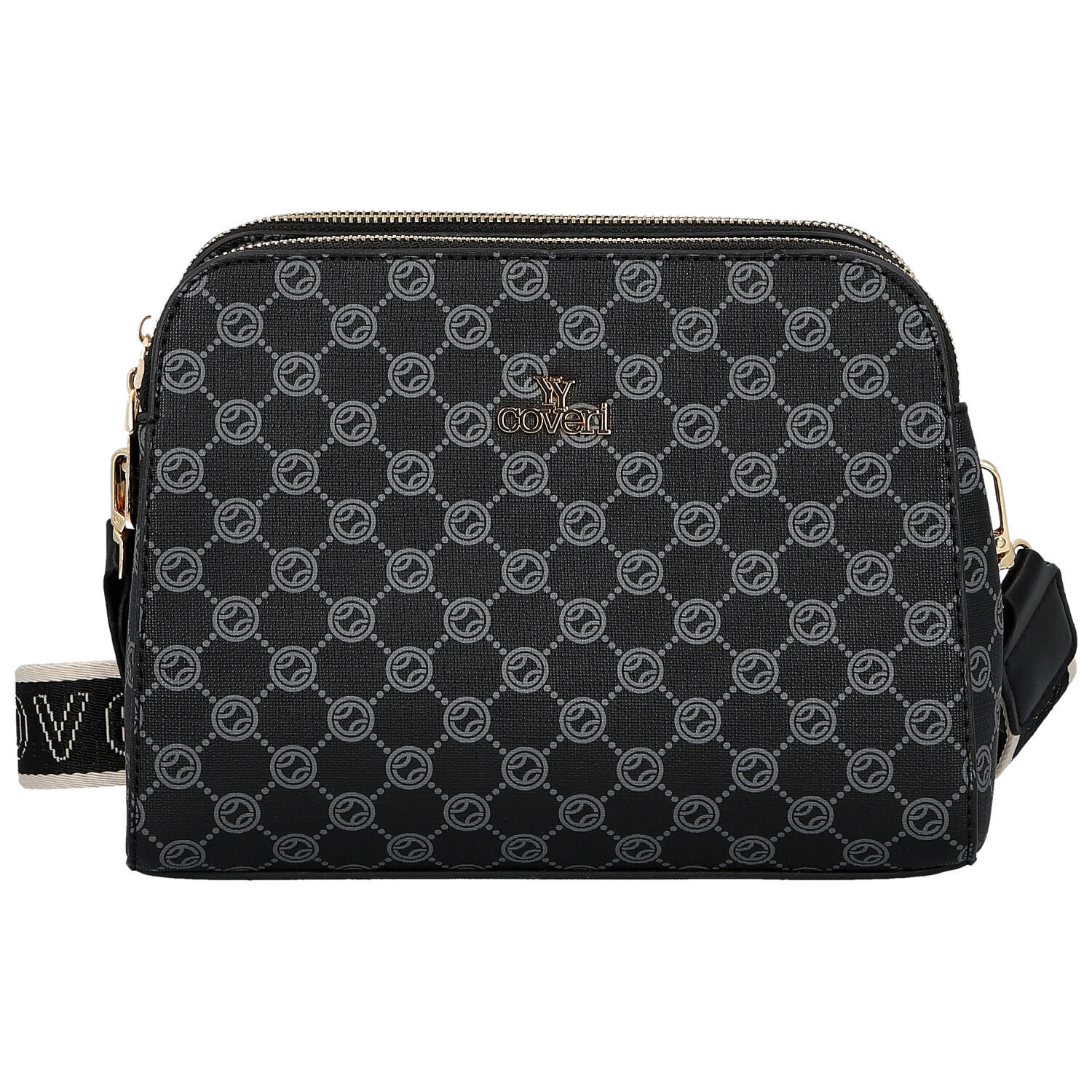 Dámská crossbody kabelka černá - Coveri Alianna