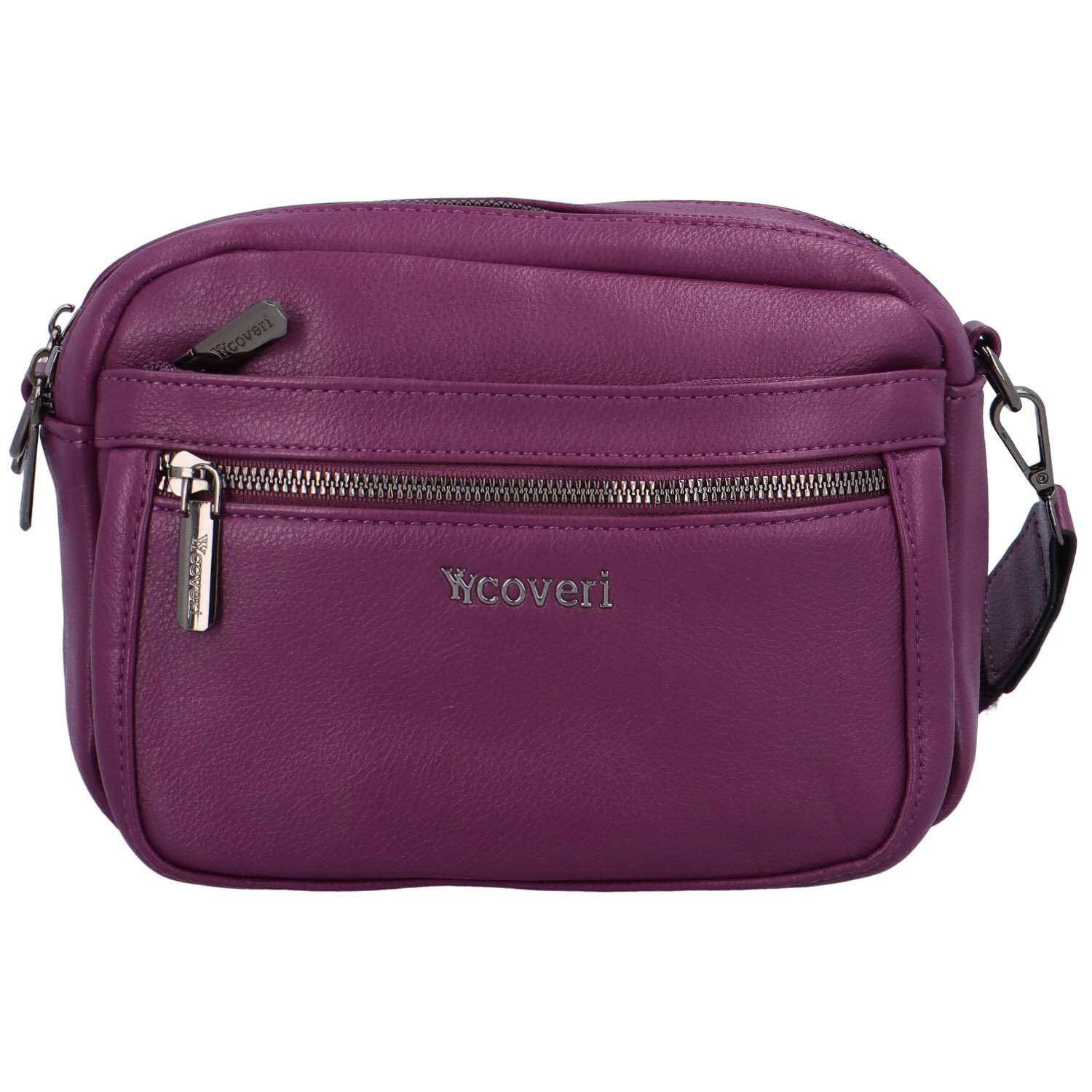 Levně Dámská crossbody kabelka fialová - Coveri Bricky