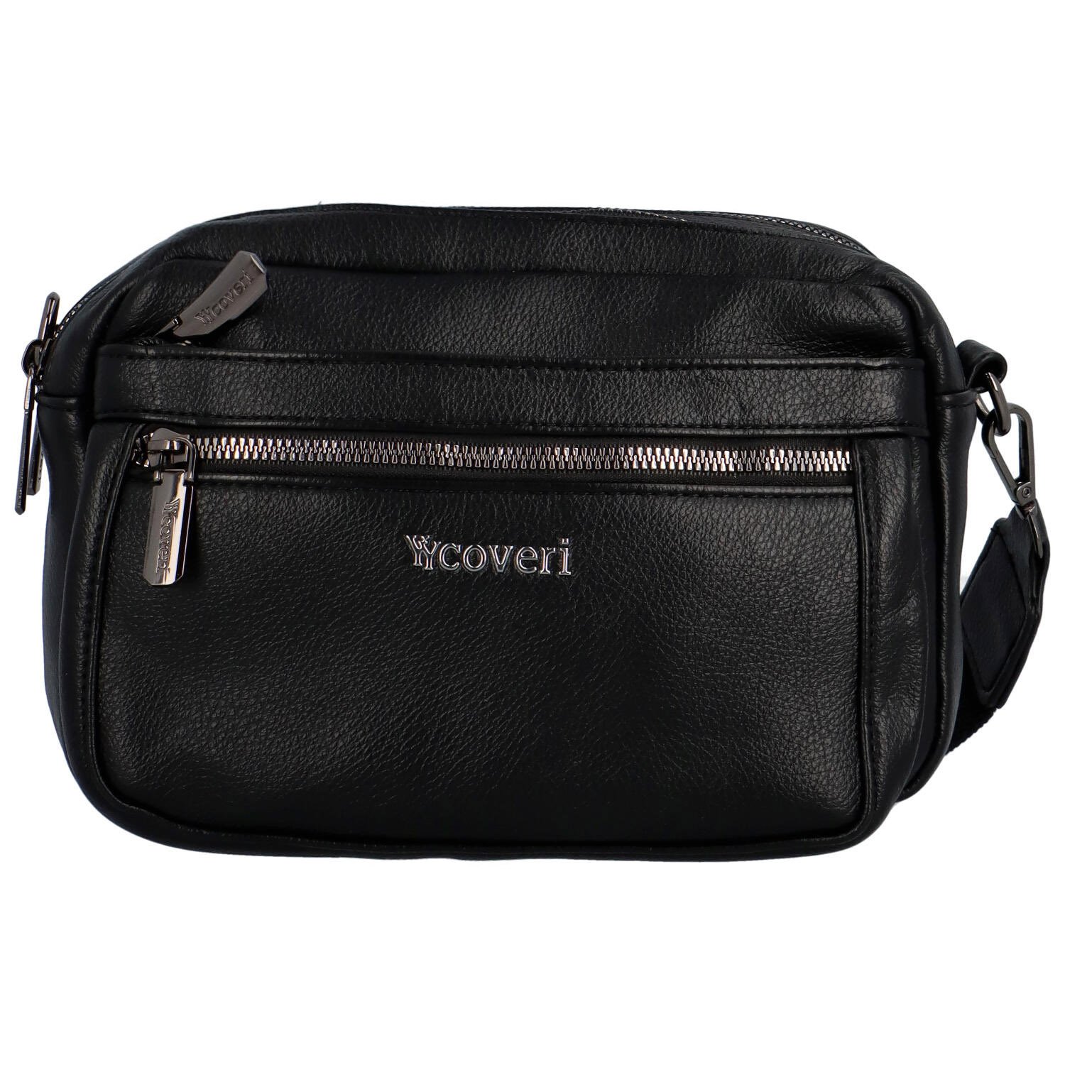 Levně Dámská crossbody kabelka černá - Coveri Bricky