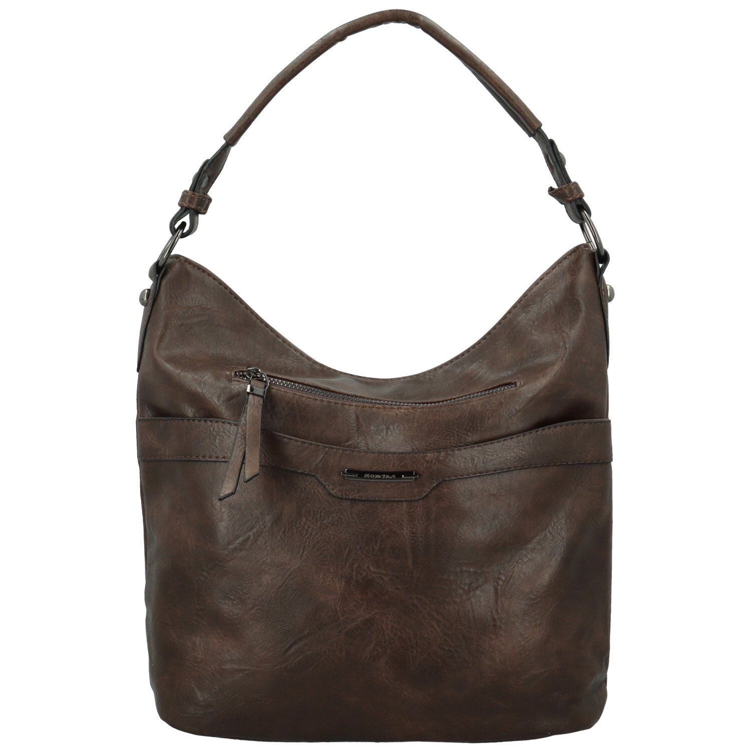 Dámská kabelka na rameno coffee - Romina & Co Bags Elisa