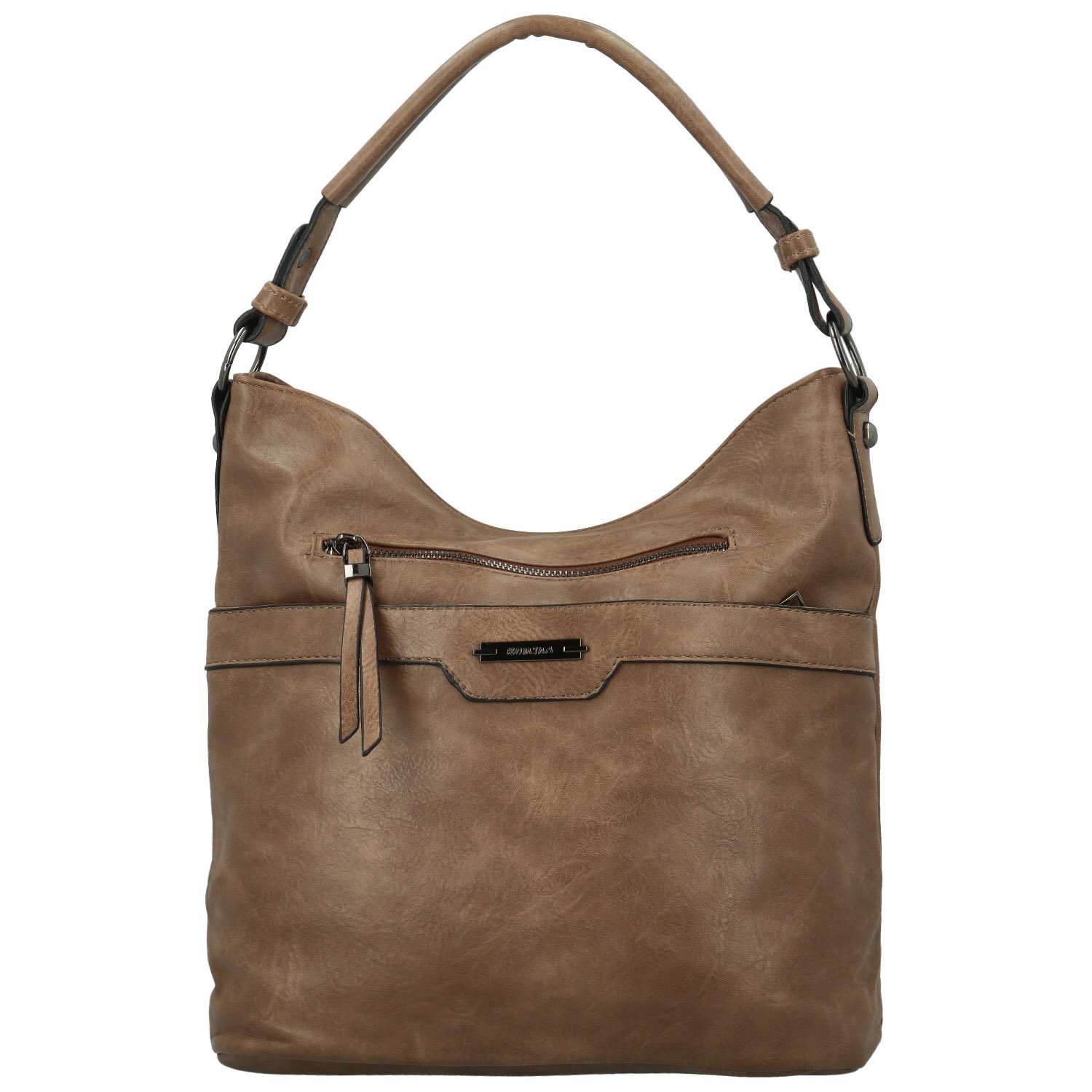 Dámská kabelka na rameno tmavě béžová - Romina & Co Bags Elisa