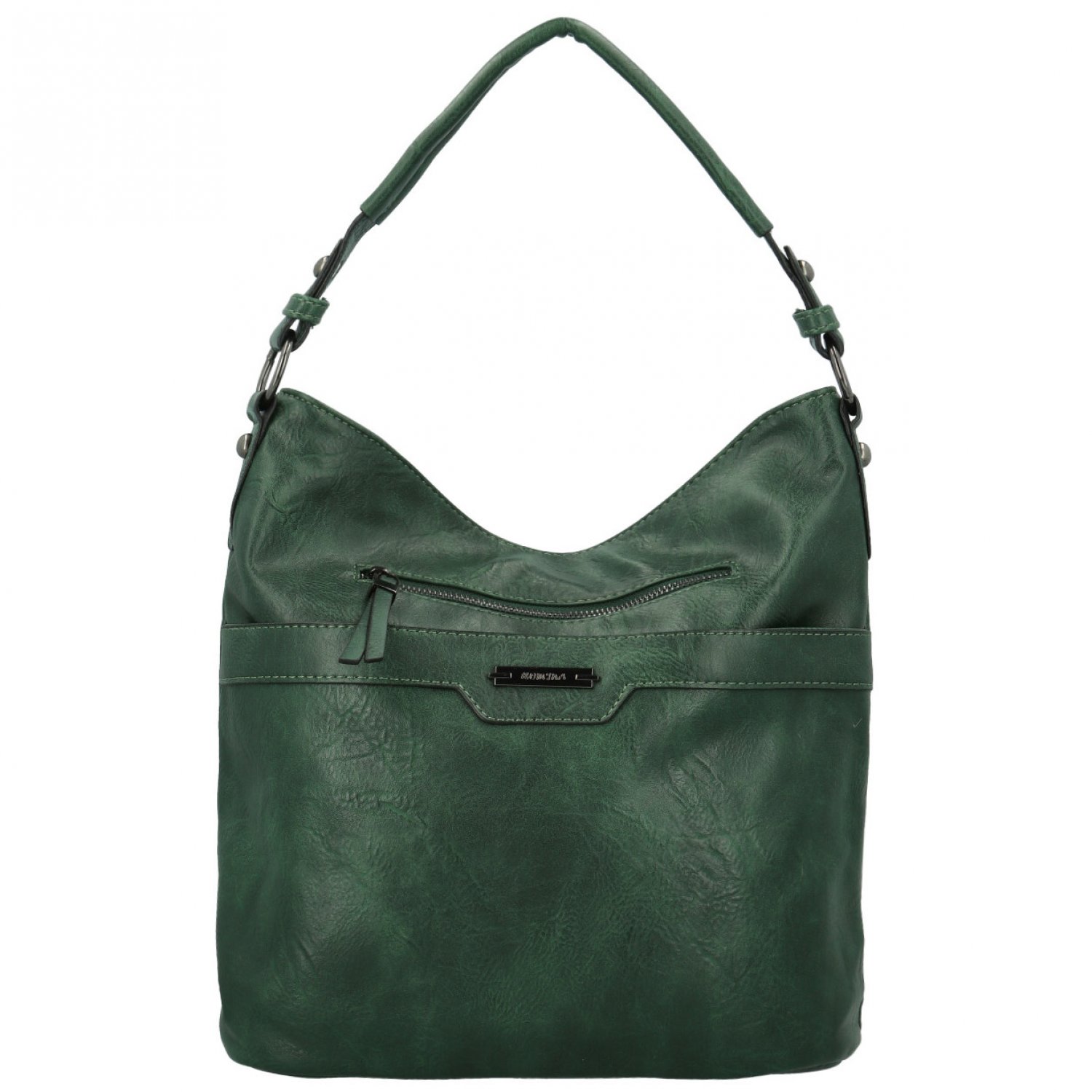 Dámská kabelka na rameno tmavě zelená - Romina & Co Bags Elisa