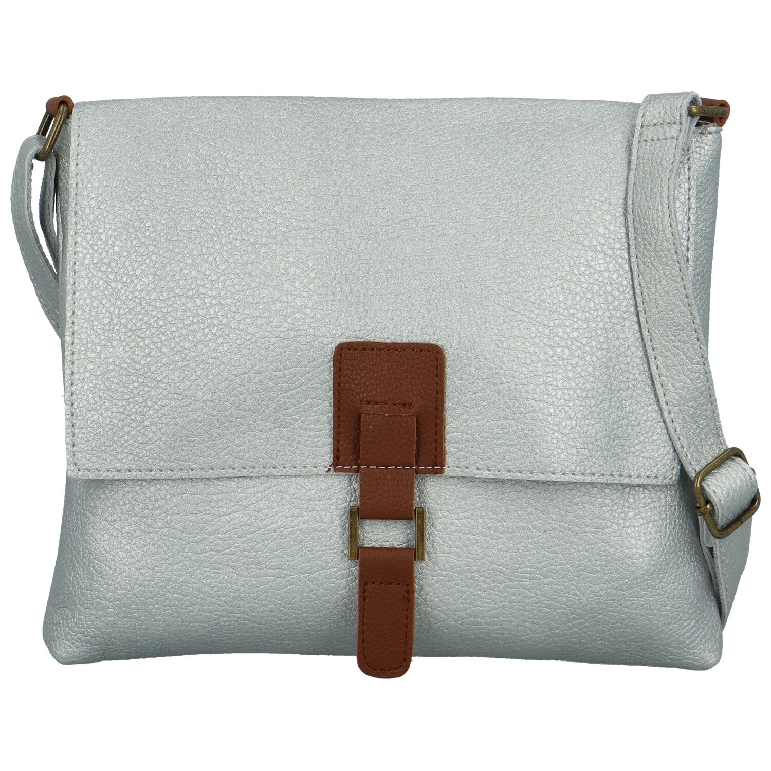 Dámská crossbody kabelka stříbrná - MaxFly Jozefína new