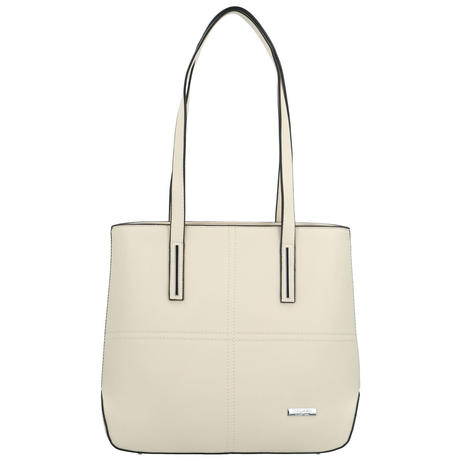 Dámská kabelka na rameno světle krémová - Delami Glimmer