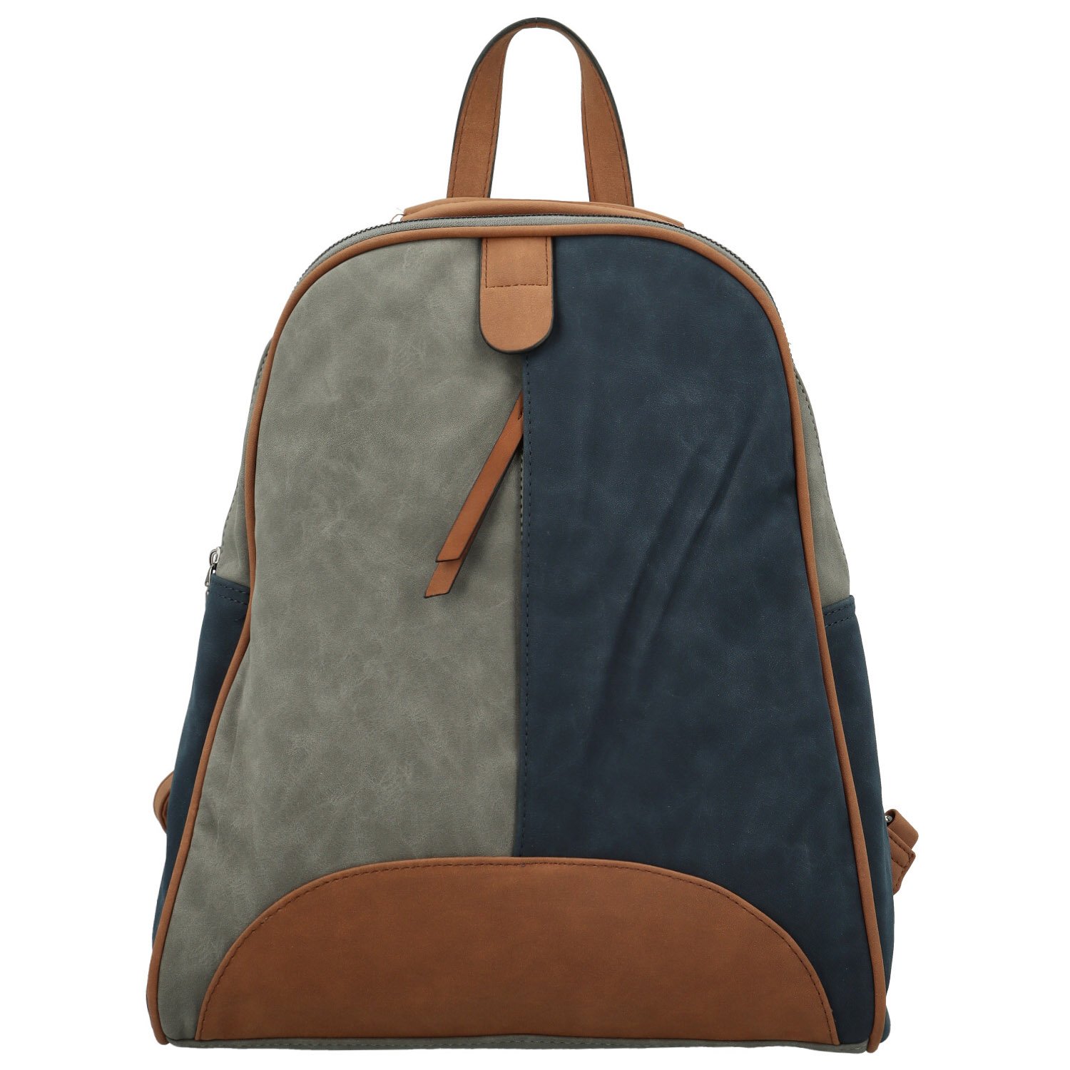 Dámský kabelko/batůžek šedo/modrý - Paolo bags Kavaya