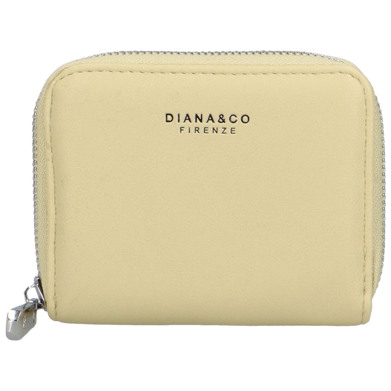 Levně Dámská peněženka světle žlutá - DIANA & CO Juyria