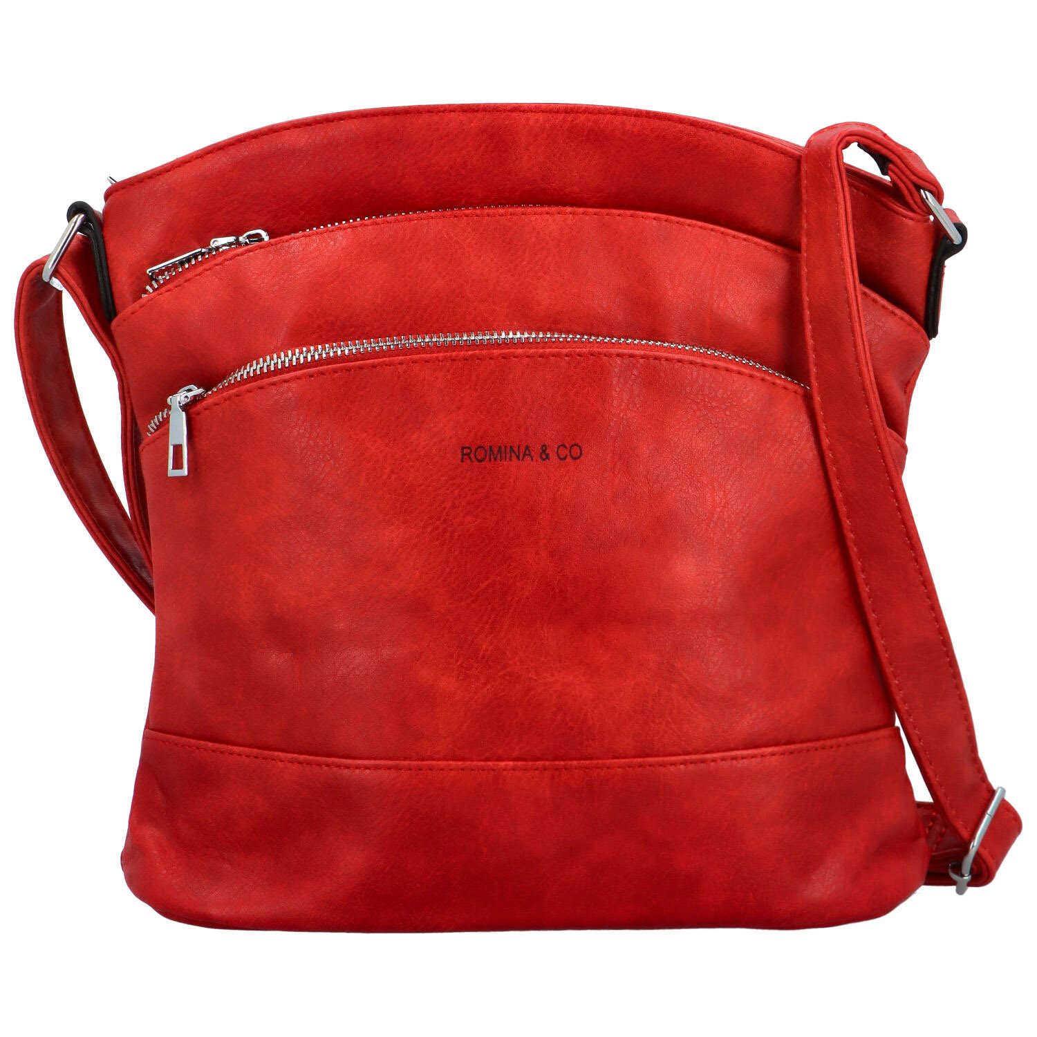 Levně Dámská crossbody červená - Romina & Co Bags Zigitta