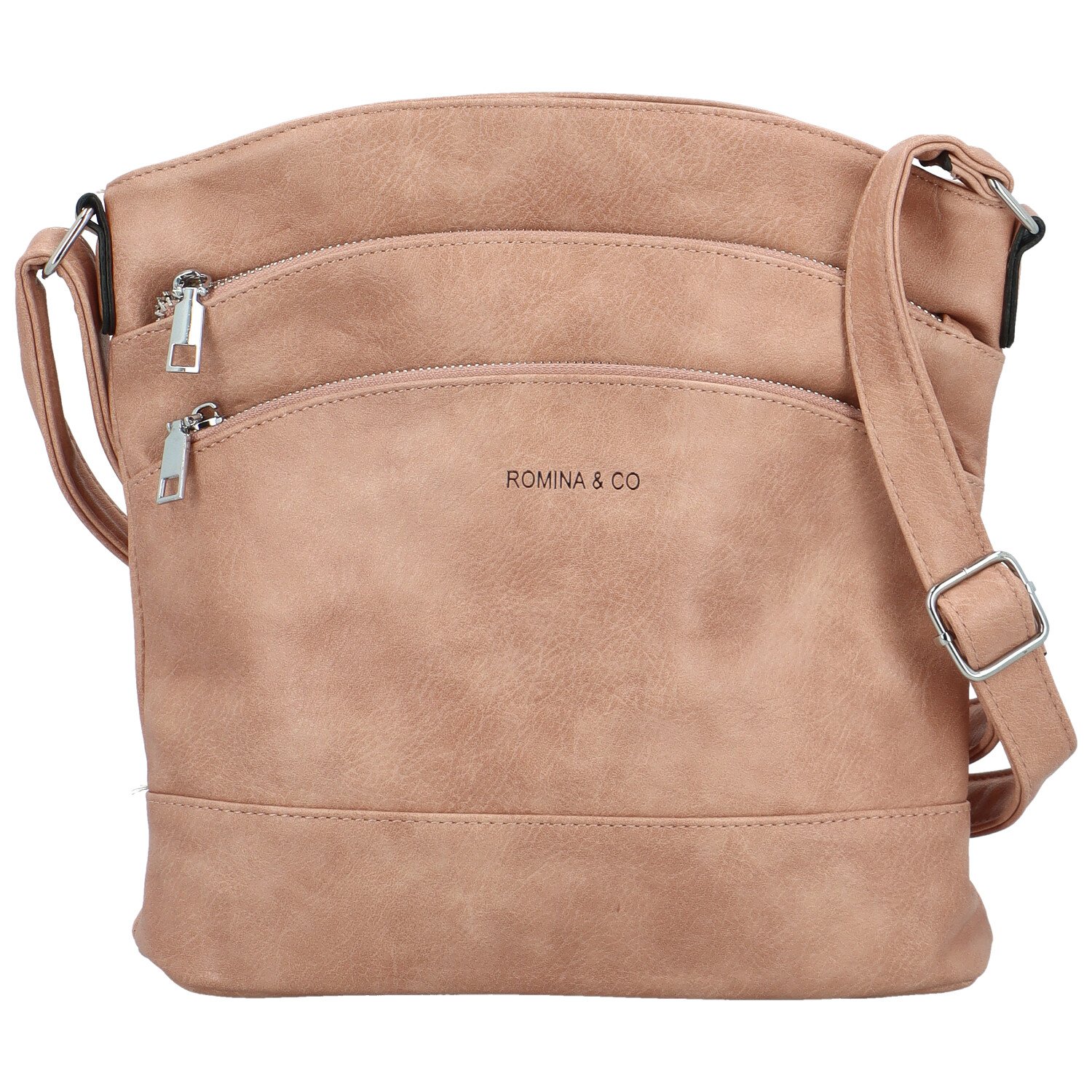 Stylová dámská crossbody Romina &amp; Co. Bags Tofilla, světle růžová