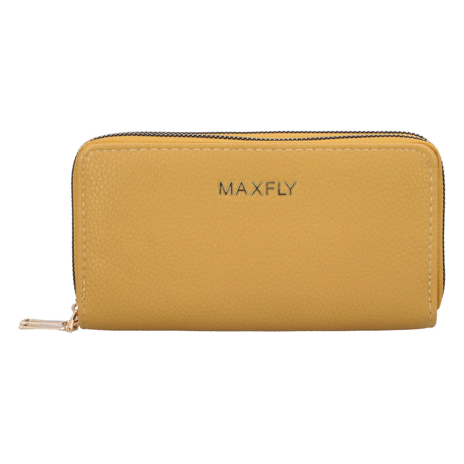 Levně Dámská velká peněženka žlutá - MaxFly Irsena