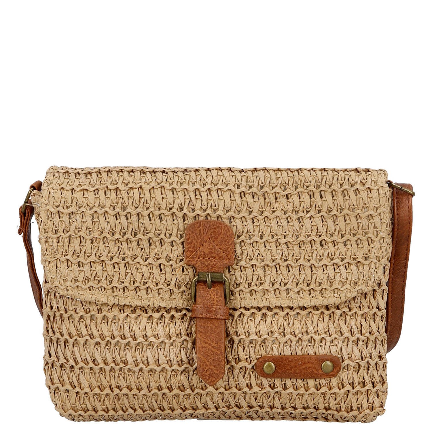 Dámská crossbody kabelka béžová - Firenze Sina