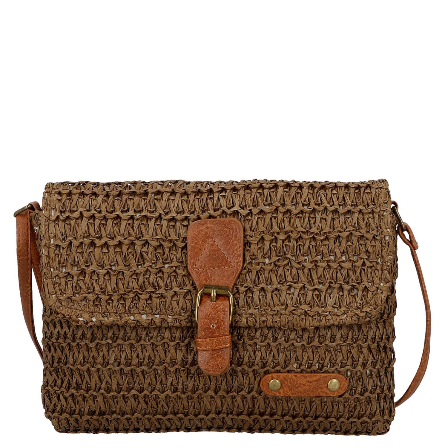 Dámská crossbody kabelka hnědá - Firenze Sina