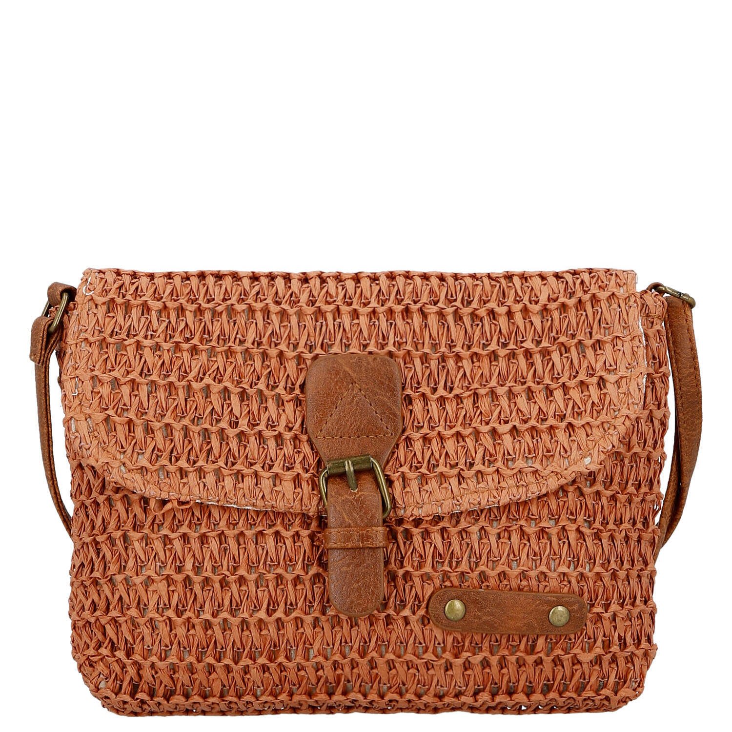 Dámská crossbody kabelka cihlově červená - Firenze Sina