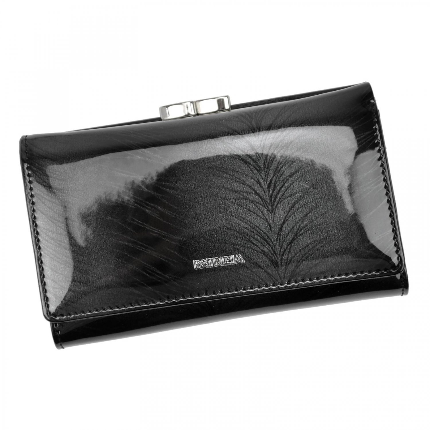 Dámská kožená peněženka tmavě šedá - Patrizia Carlita RFID