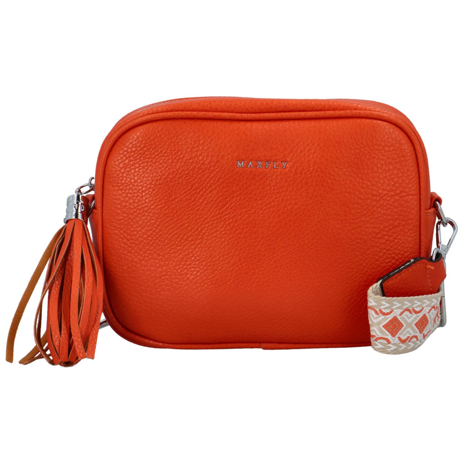 Levně Dámská crossbody kabelka oranžová - MaxFly Nuranna