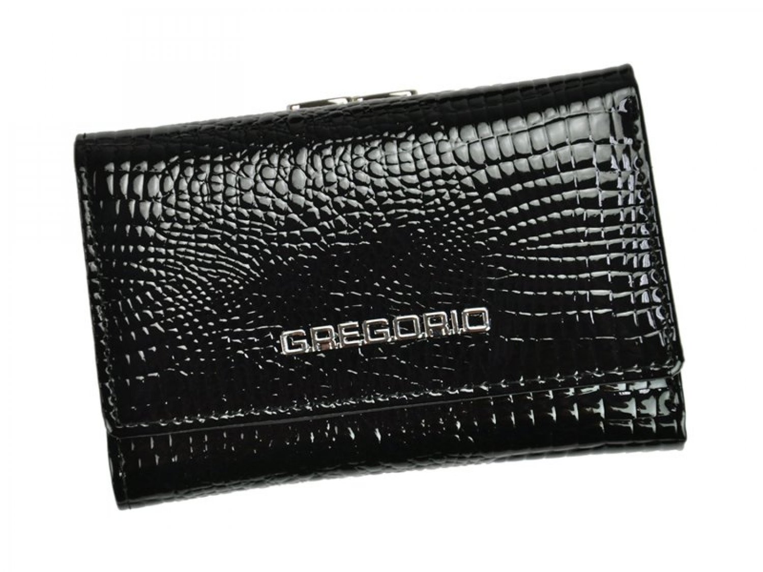 Levně Dámská kožená peněženka černá - Gregorio Samuela