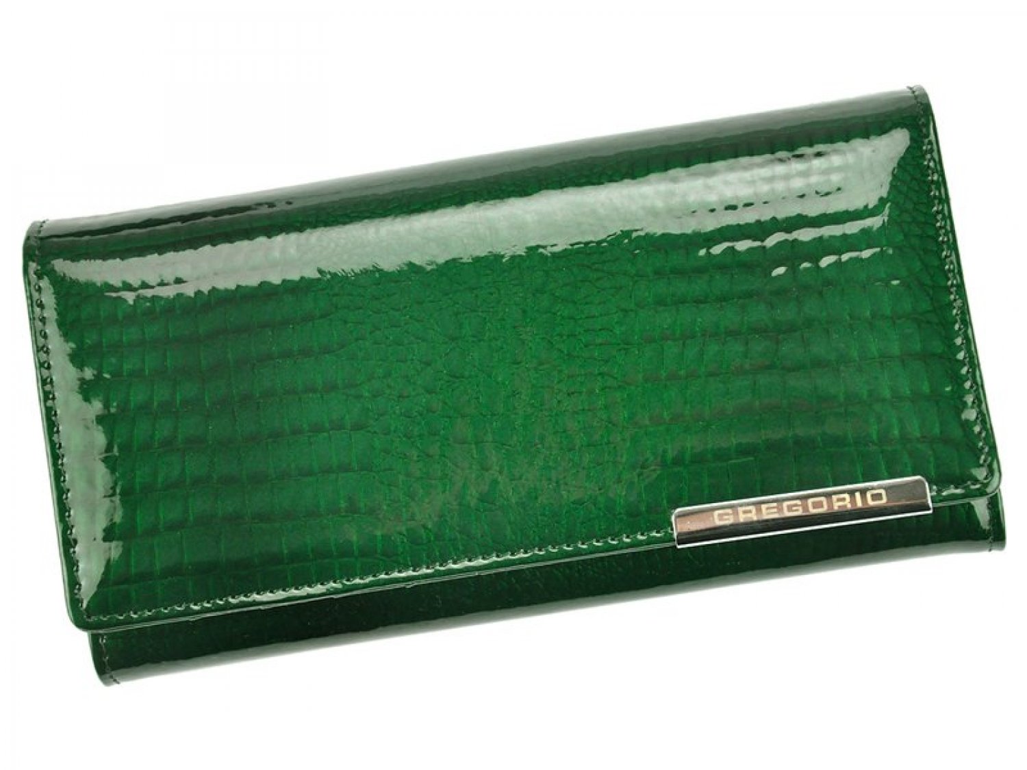 Levně Dámská kožená peněženka zelená - Gregorio Alexia