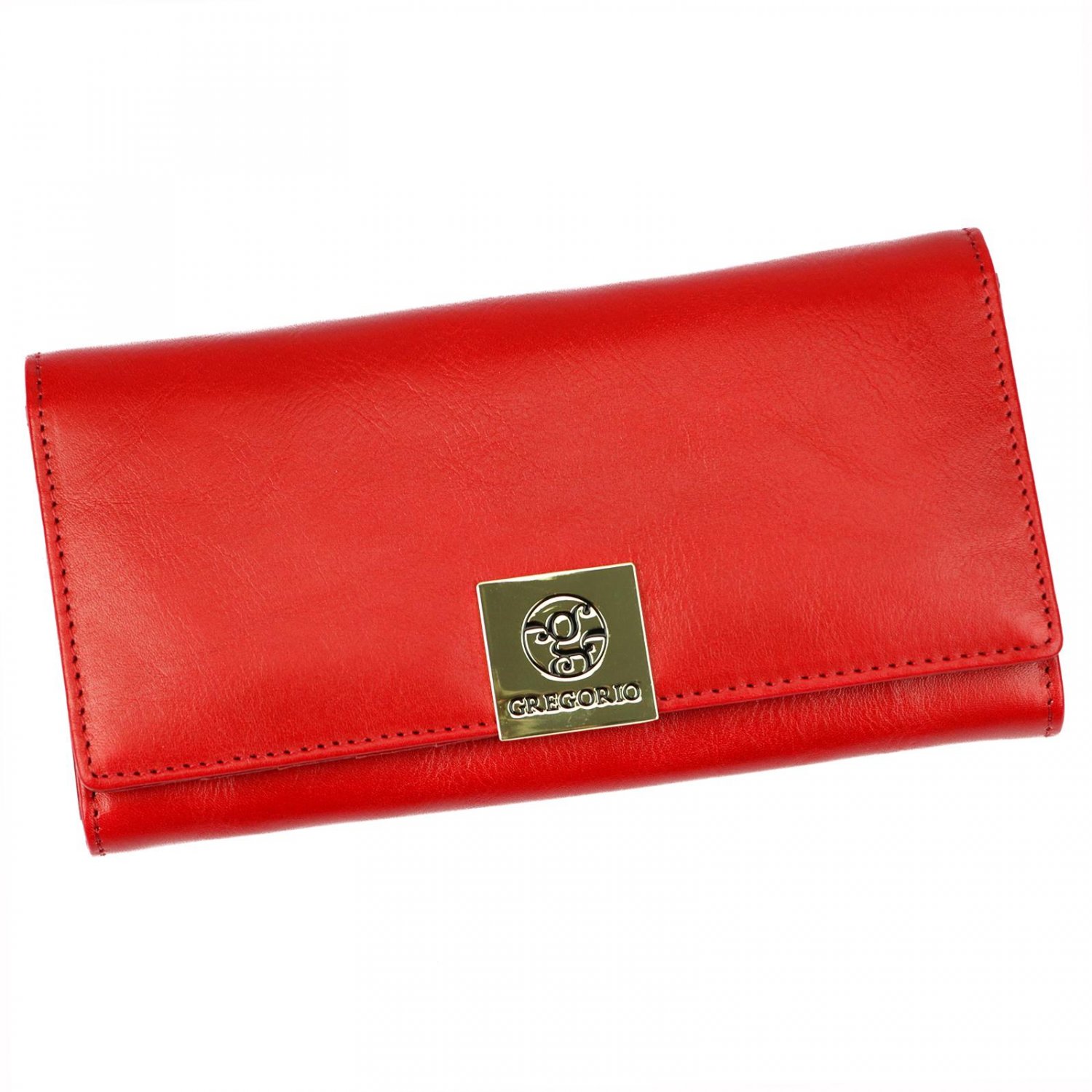 Levně Dámská kožená peněženka červená - Gregorio Raffici