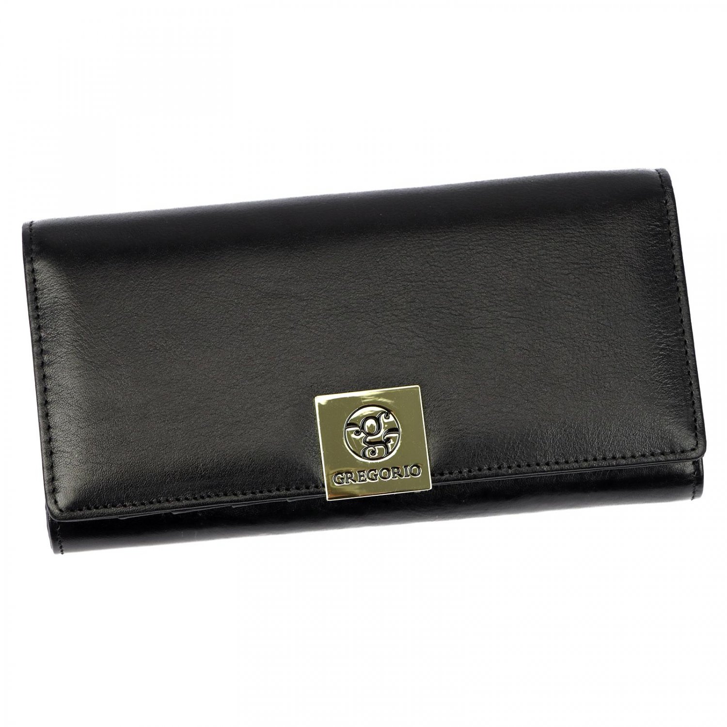 Levně Dámská kožená peněženka černá - Gregorio Sofasa