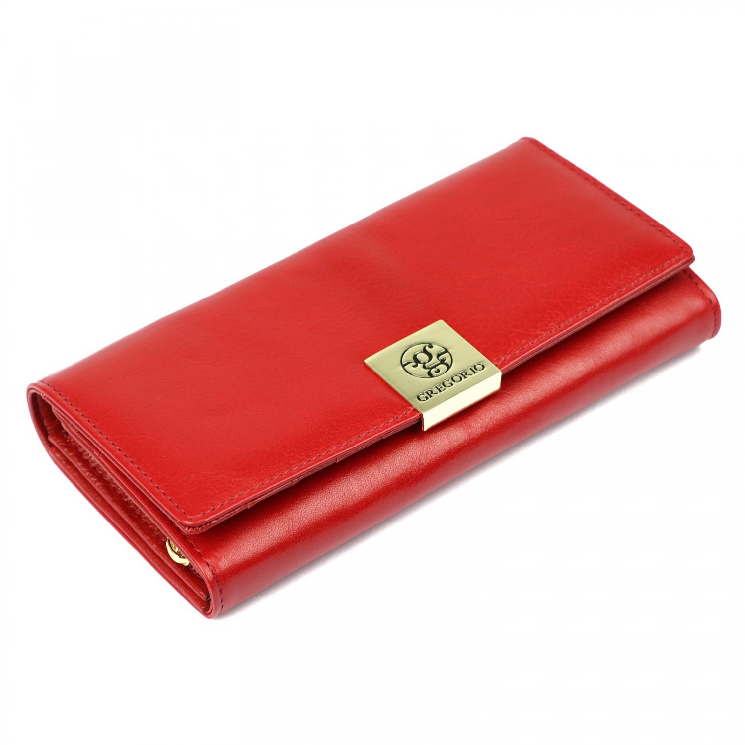 Levně Dámská kožená peněženka červená - Gregorio Eleonora