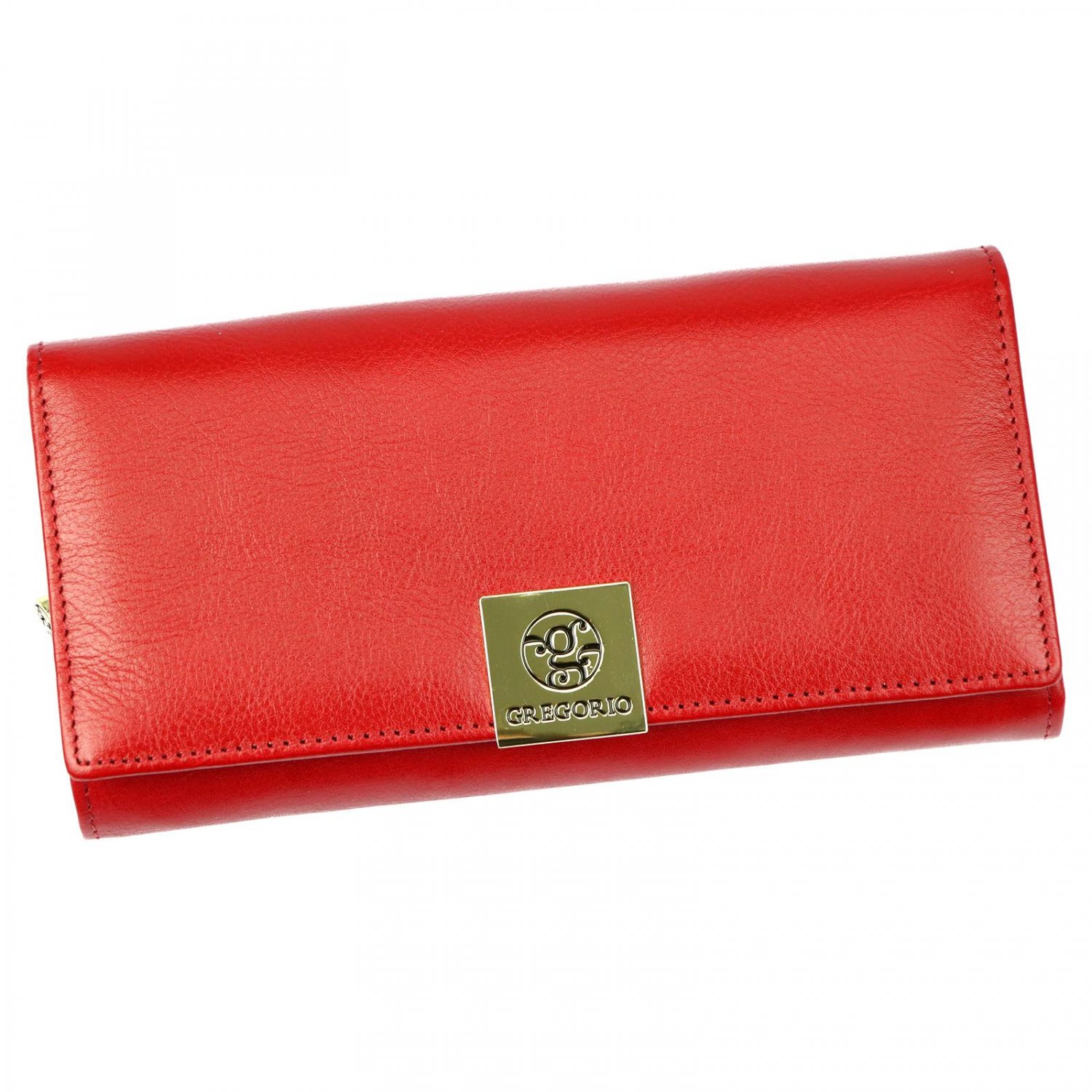 Levně Dámská kožená peněženka červená - Gregorio Lorenca