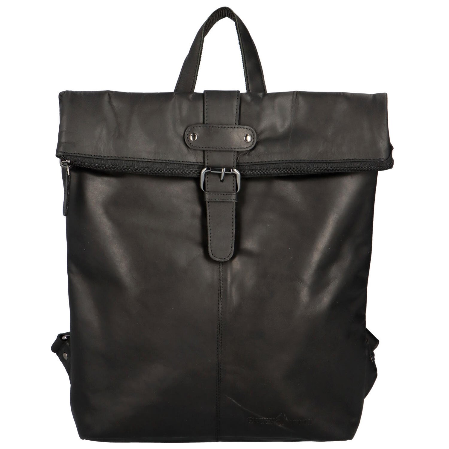 Levně Luxusní kožený batoh černý - Greenwood Duster