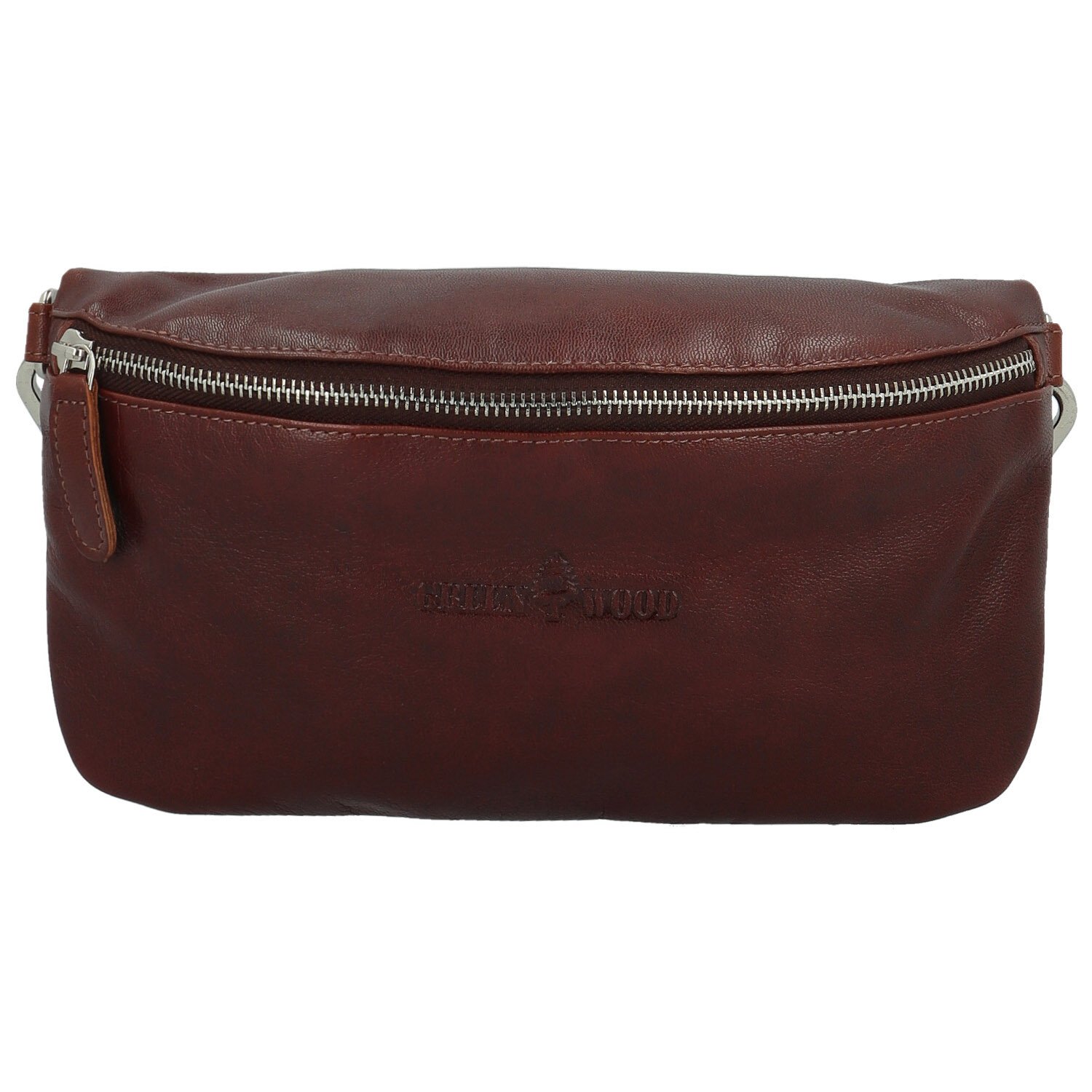 Dámská kožená kabelko/ledvinka koňaková - Greenwood Luigi