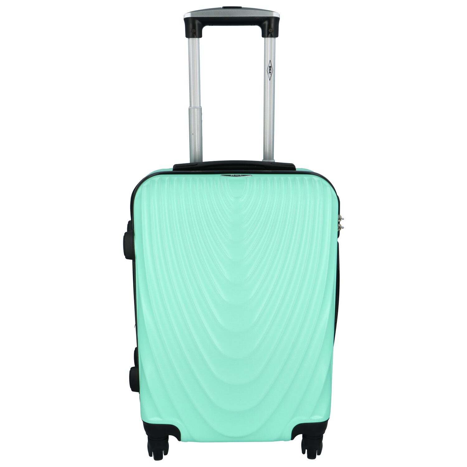 Levně Originální pevný kufr světlý mentolově zelený - RGL Fiona S