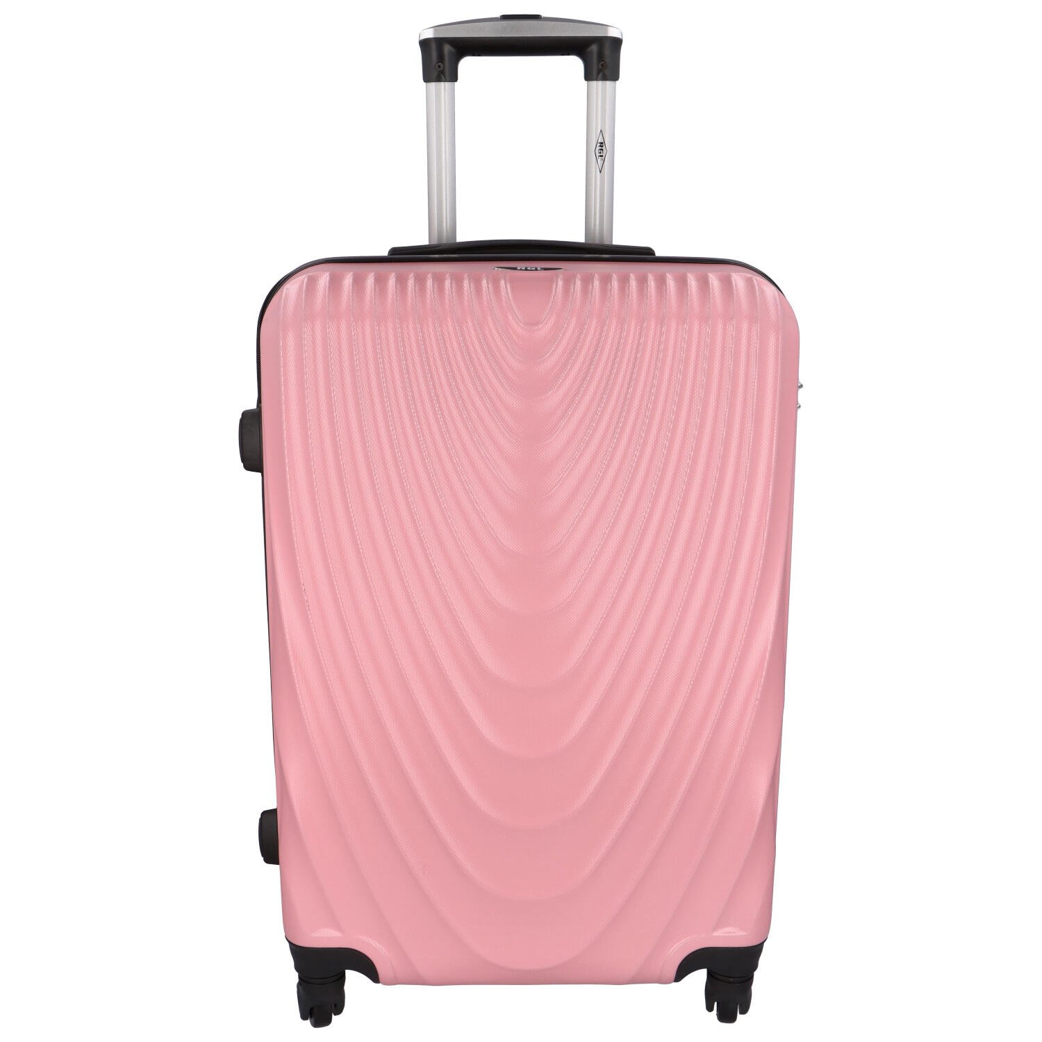 Levně Originální pevný kufr růžový - RGL Fiona M