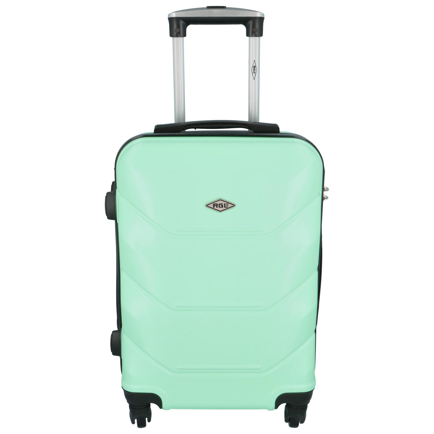 Levně Skořepinový cestovní kufr světlý mentolově zelený - RGL Hairon S