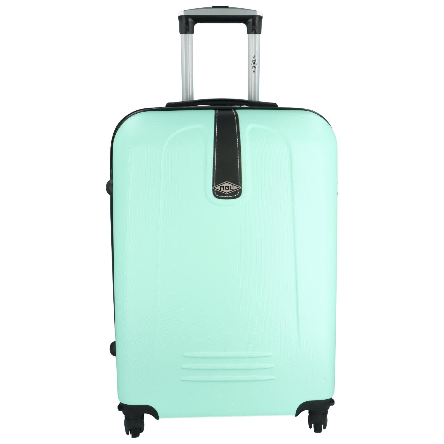 Levně Skořepinový cestovní kufr světlý mentolově zelený - RGL Jinonym L
