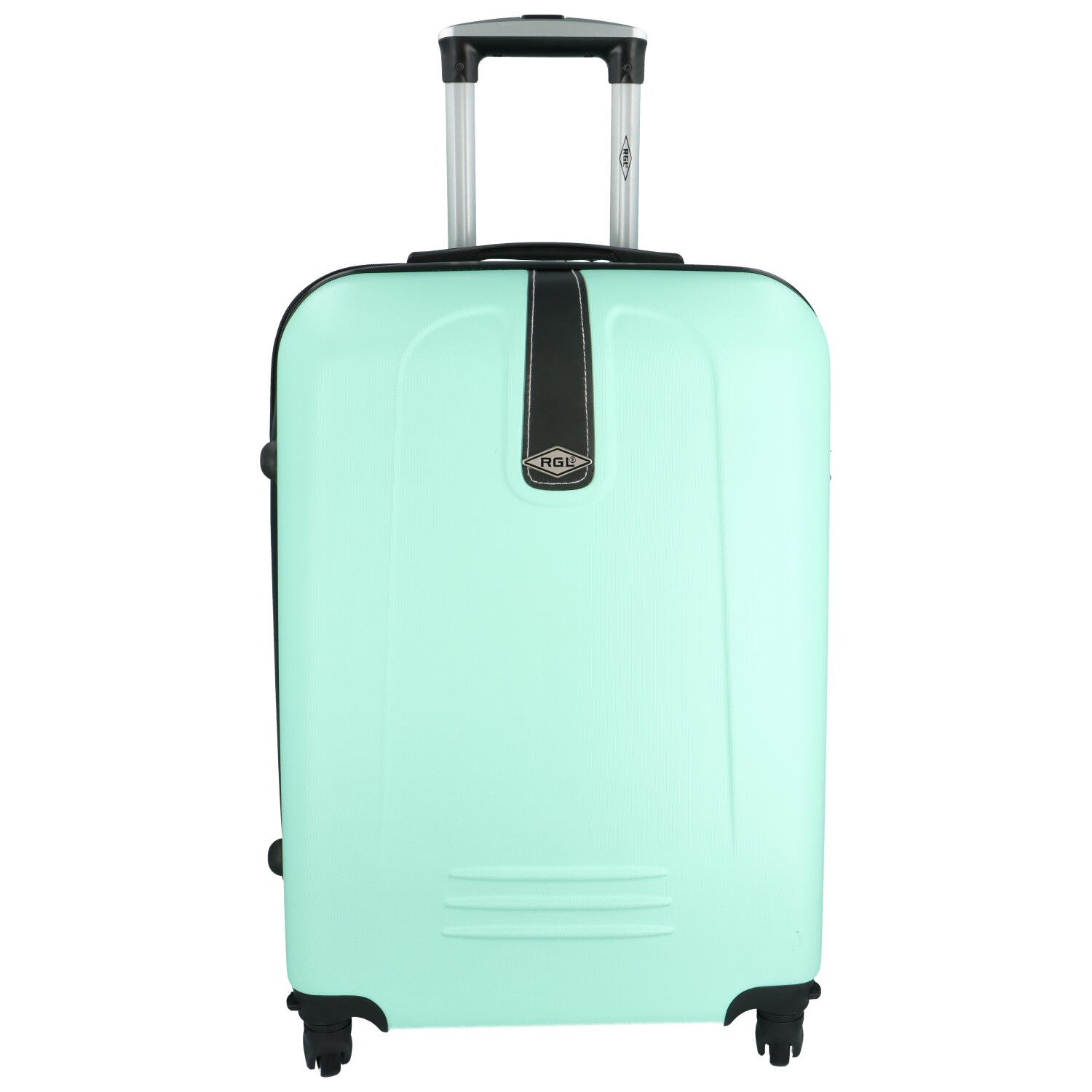 Levně Skořepinový cestovní kufr světlý mentolově zelený - RGL Jinonym S