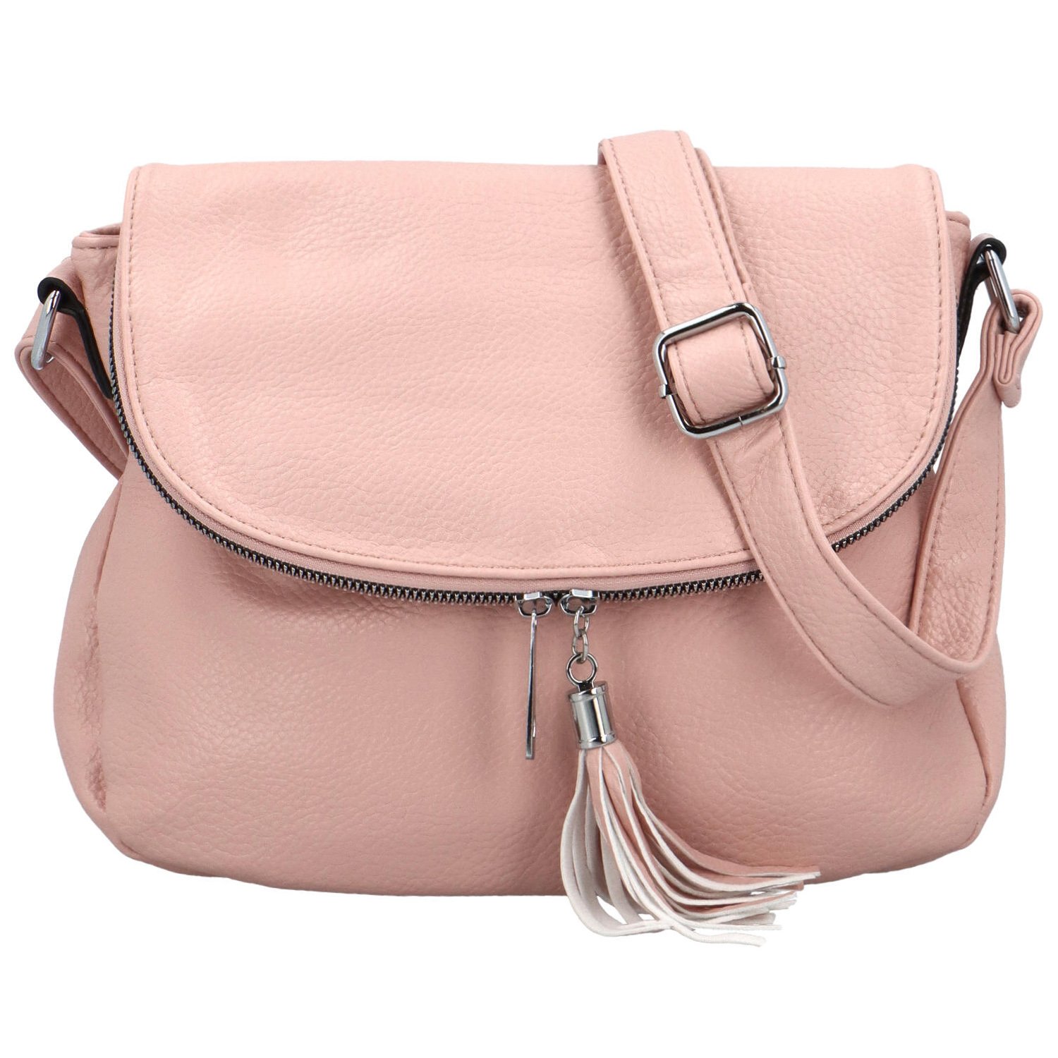 Dámská crossbody kabelka růžová - Firenze Siwon