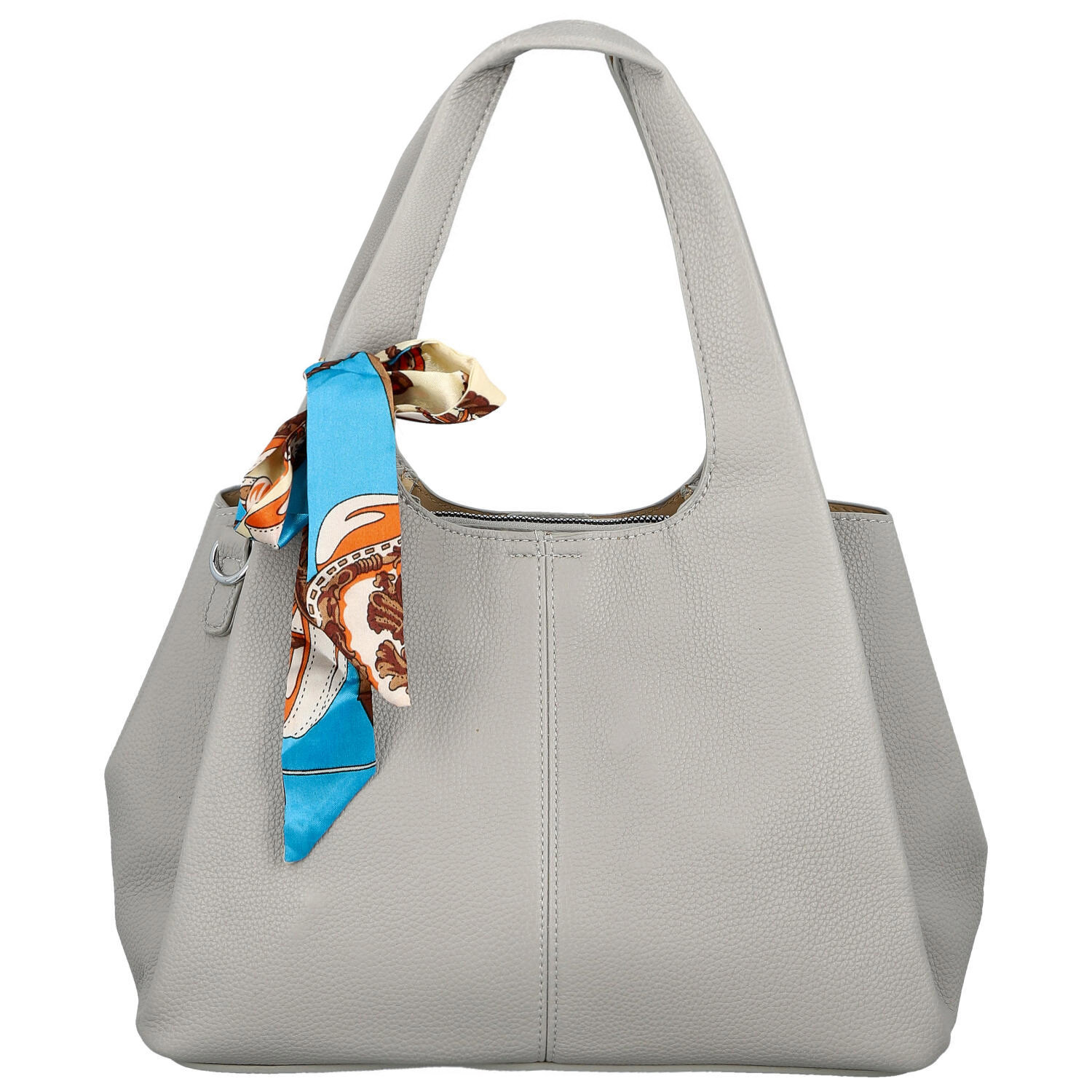 Dámská kabelka do ruky světle šedá - Firenze Saichira