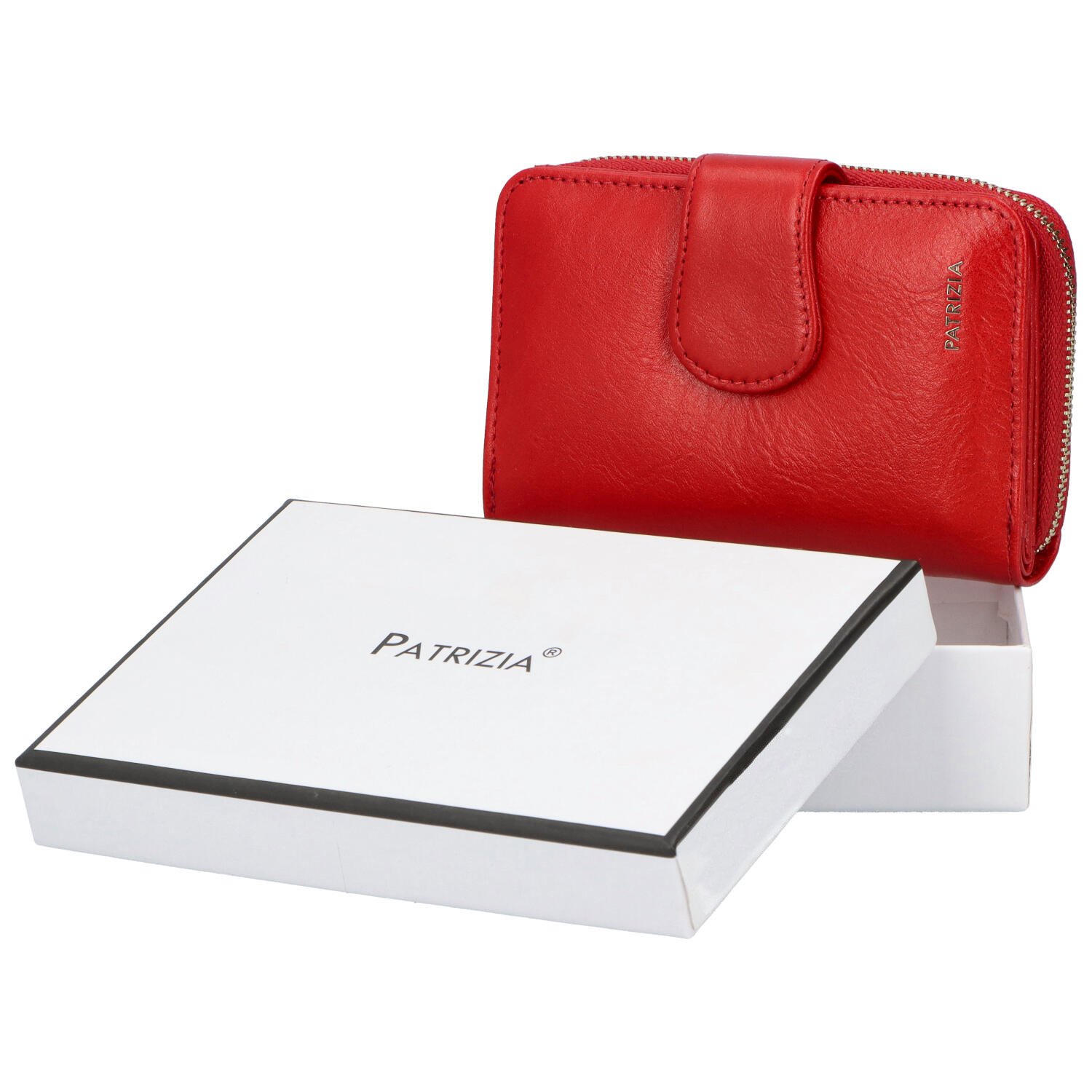 Dámská kožená peněženka červená - Patrizia Valissia