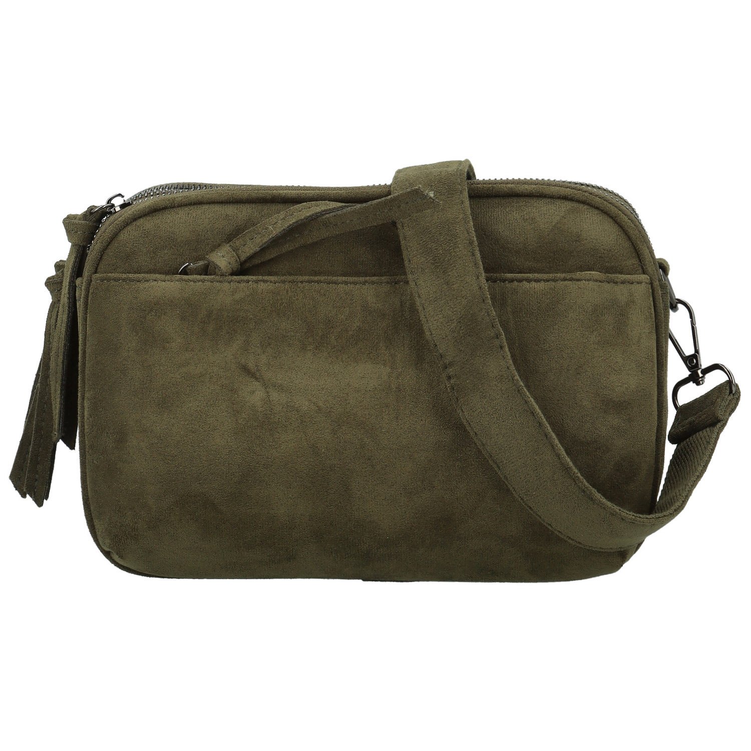 Dámská crossbody kabelka tmavě zelená - Paolo bags Josefin