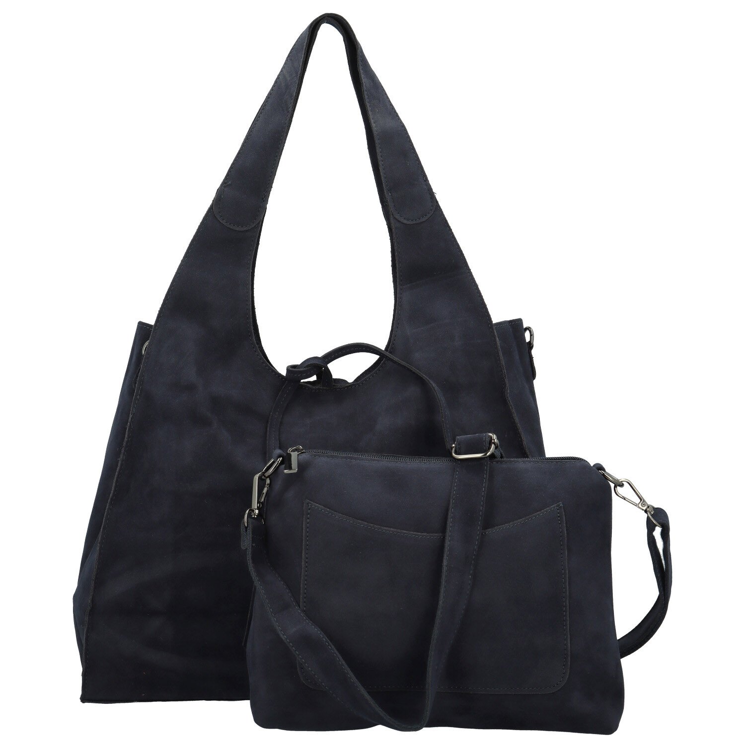 Dámský set kabelek tmavě modrý - Paolo bags Sherika