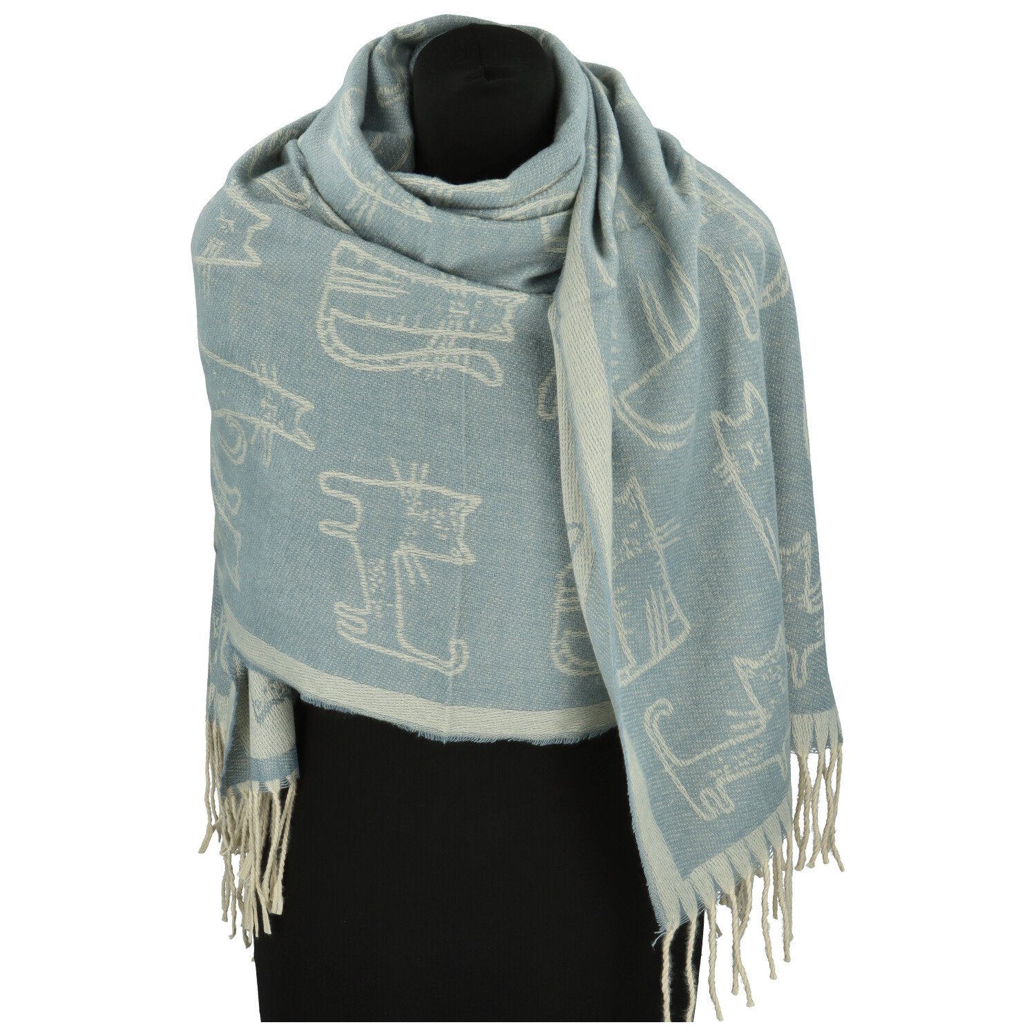 Dámská šála světle modrá - Firenze Casey