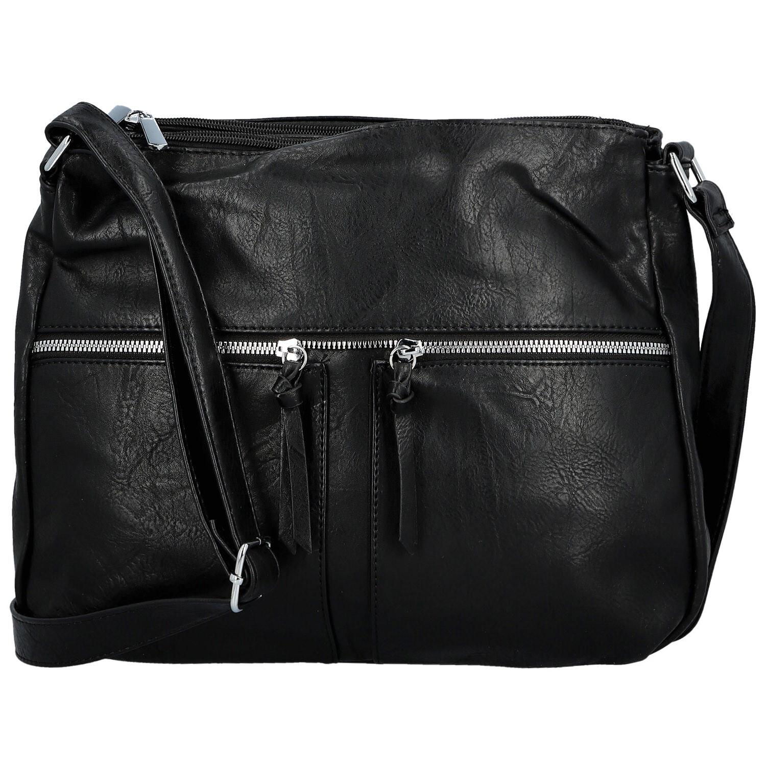 Dámská crossbody kabelka černá - Firenze Bessy