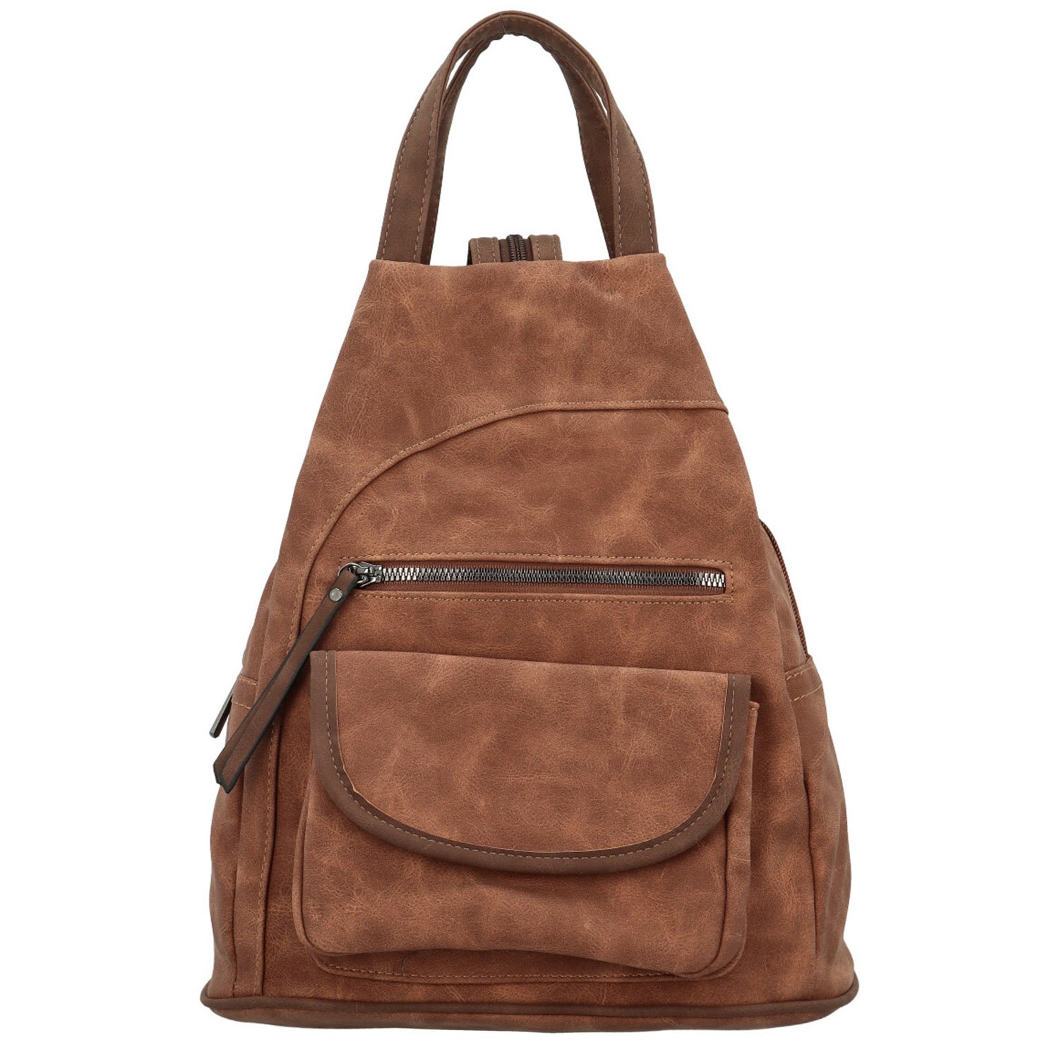 Dámský batoh hnědý - Firenze Anellie