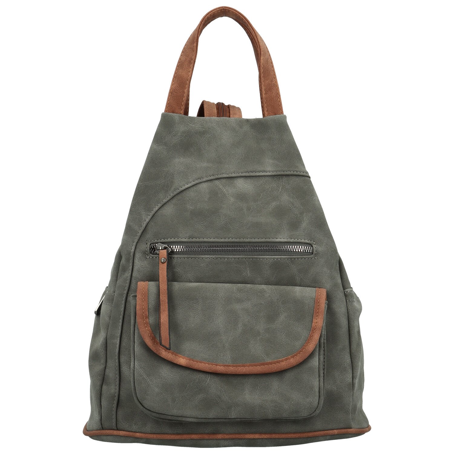 Dámský batoh šedý - Firenze Anellie