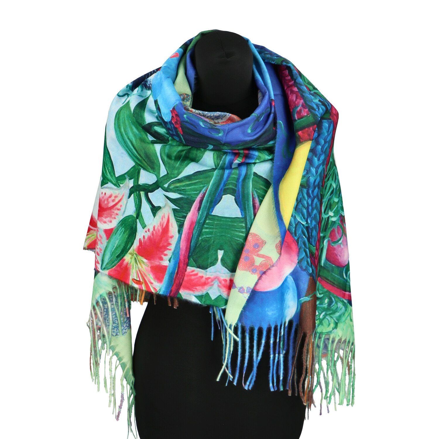 Dámská šála barevná - Firenze Africo Lilie