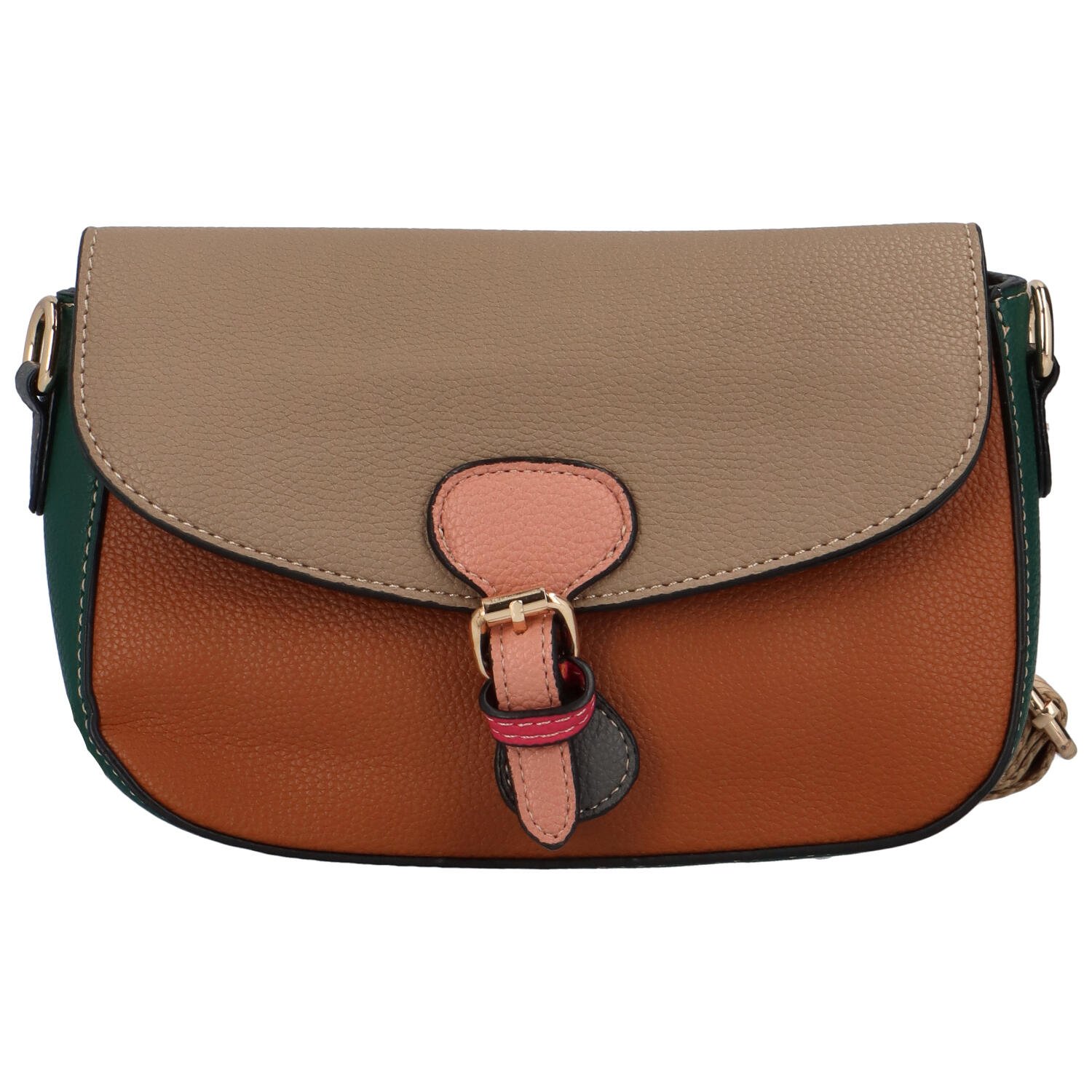 Levně Dámská crossbody kabelka khaki - MaxFly Psalm