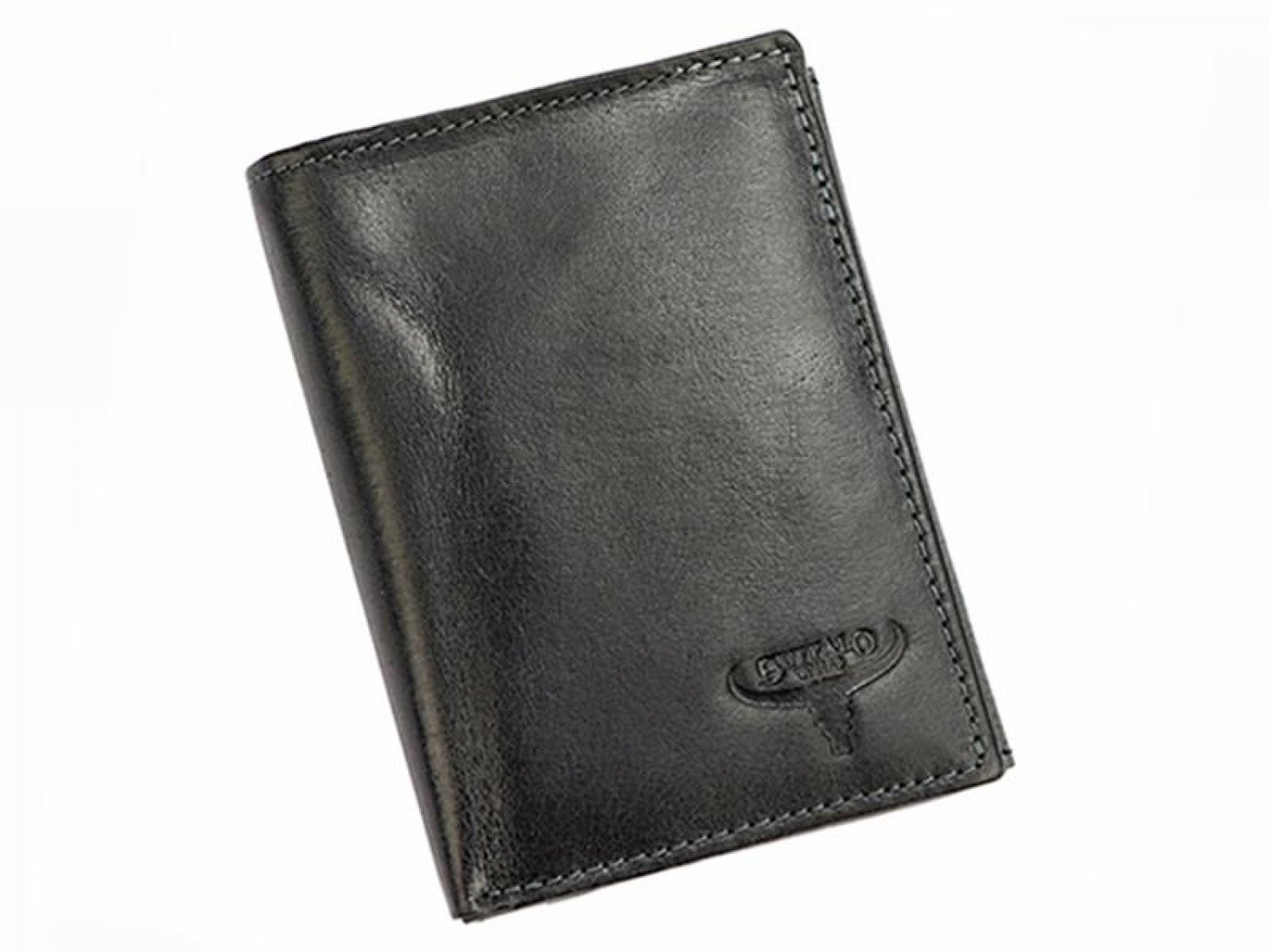 Levně Pánská kožená peněženka černá - Buffalo Wild Javier