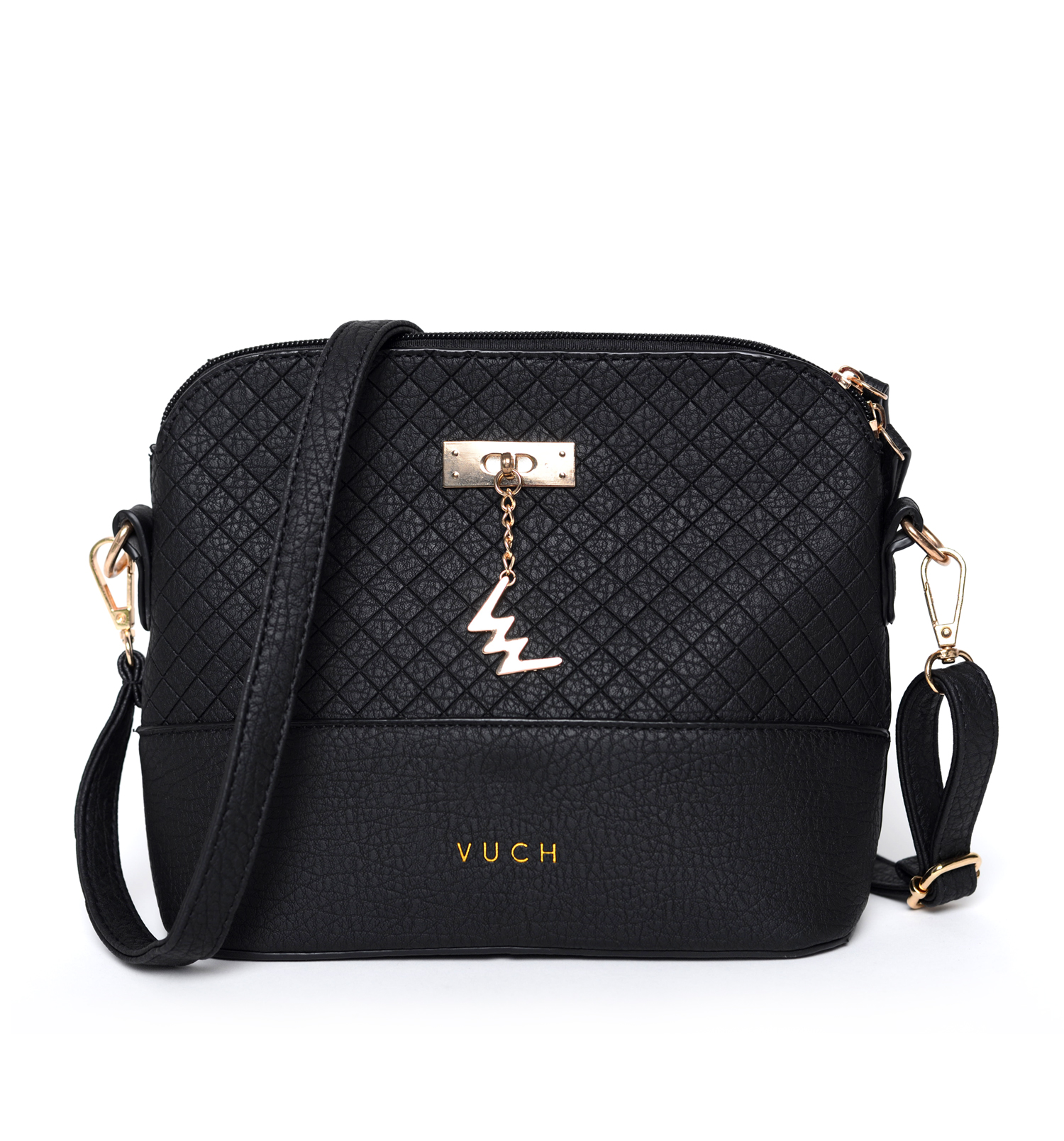 Levně Dámská crossbody kabelka černá - Vuch Cara