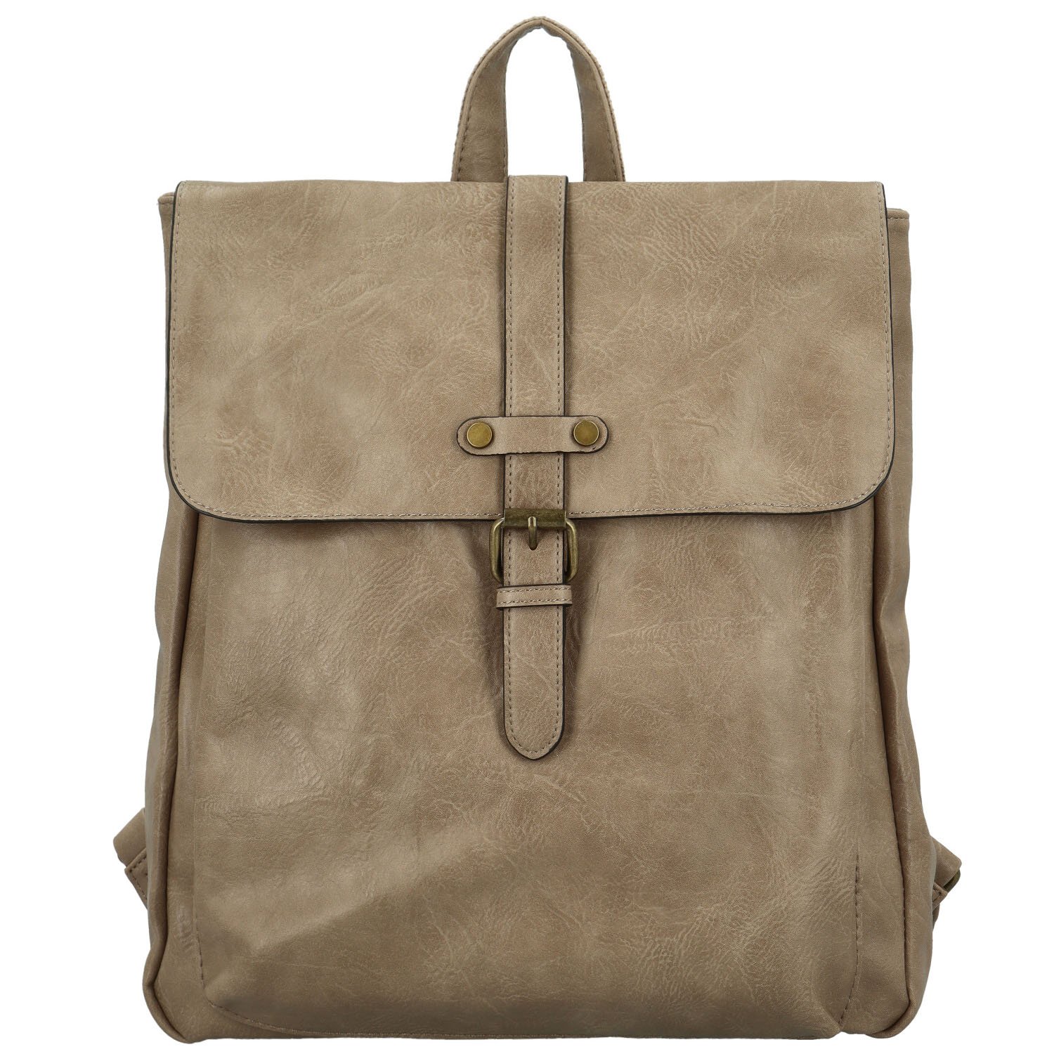 Dámský batoh tmavě béžový - Paolo bags Vanetia