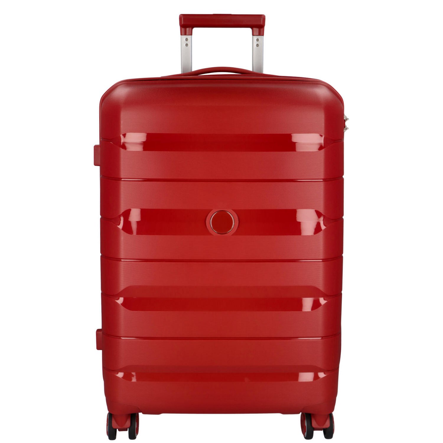 Cestovní plastový kufr tmavě červený - Ormi Rochus L